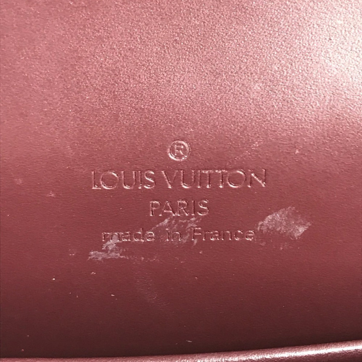 Louis Vuitton Carmine Purple Vernis Shoulder Bag (Pre-Owned)