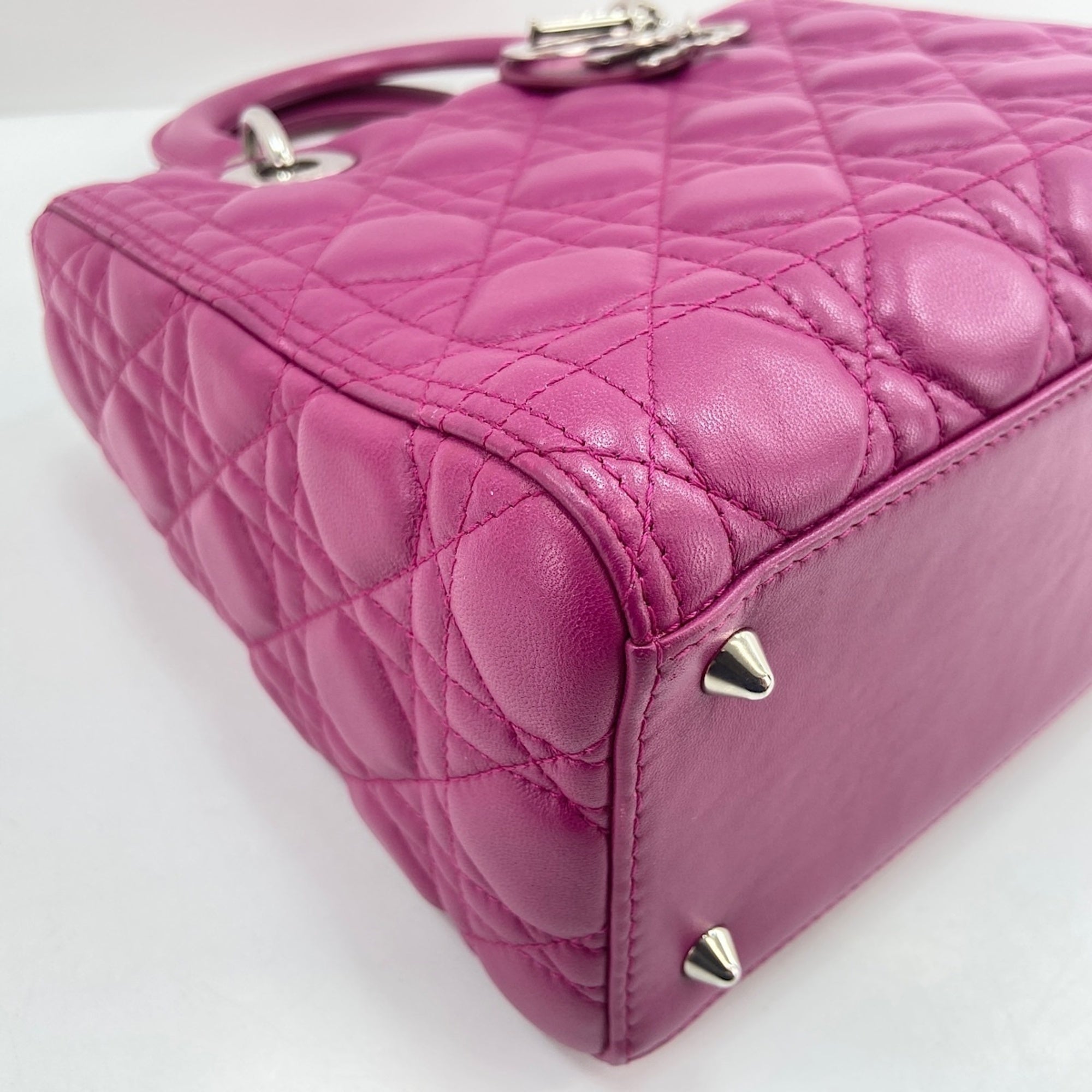 Christian Dior Purple Handbag Shoulder Bag (Pre-Owned)