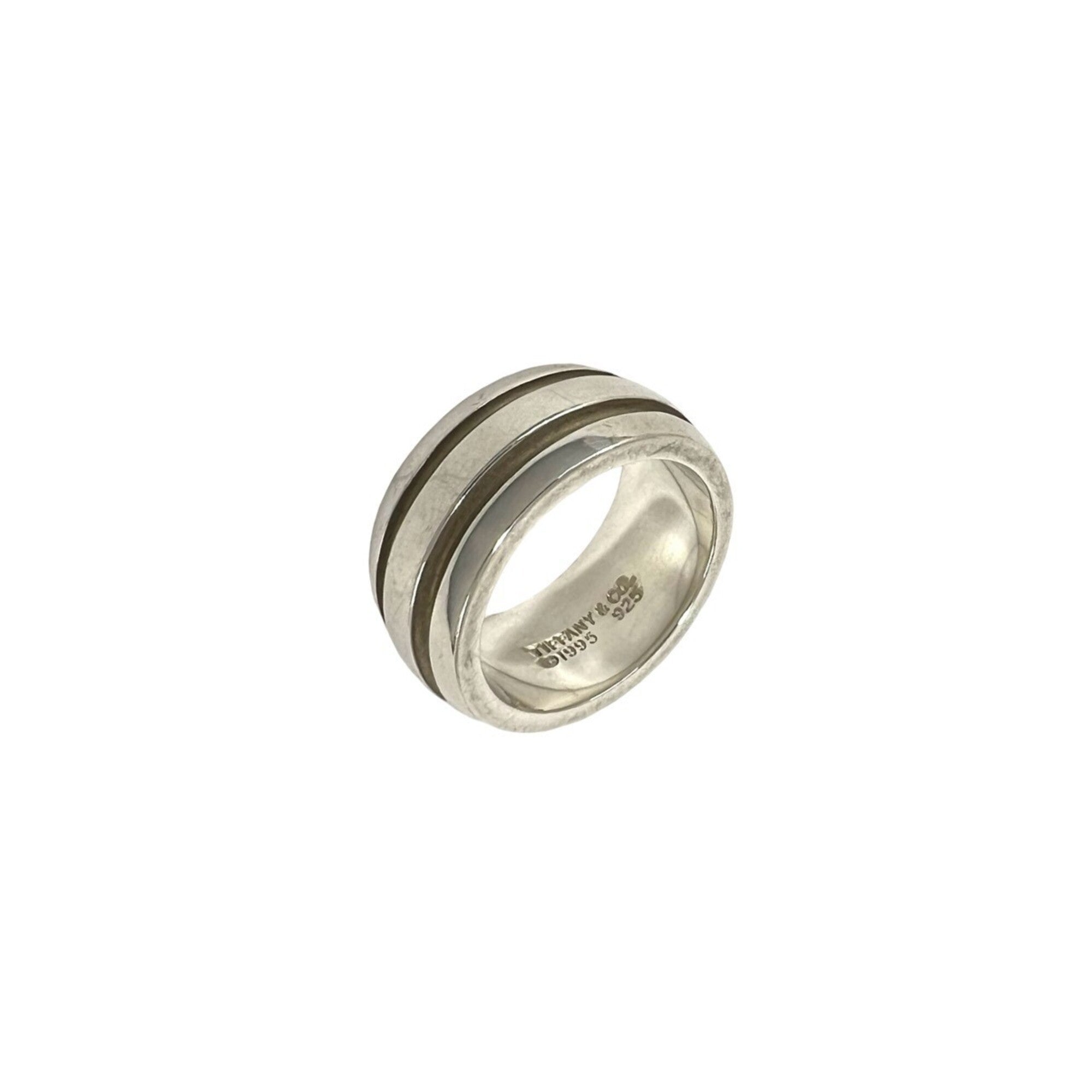 Tiffany Silver Silver 925 Band Ring (Pre-Owned)