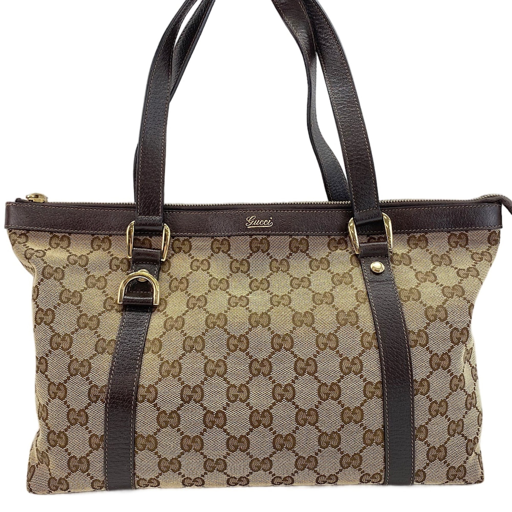 Gucci Abbey Beige Handbag (Pre-Owned)