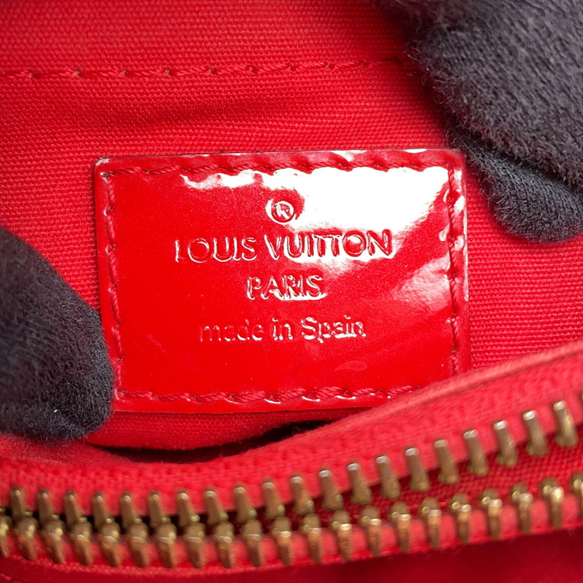Louis Vuitton Monogram Vernis Indian Rose Monogram Vernis Handbag Shoulder Bag (Pre-Owned)