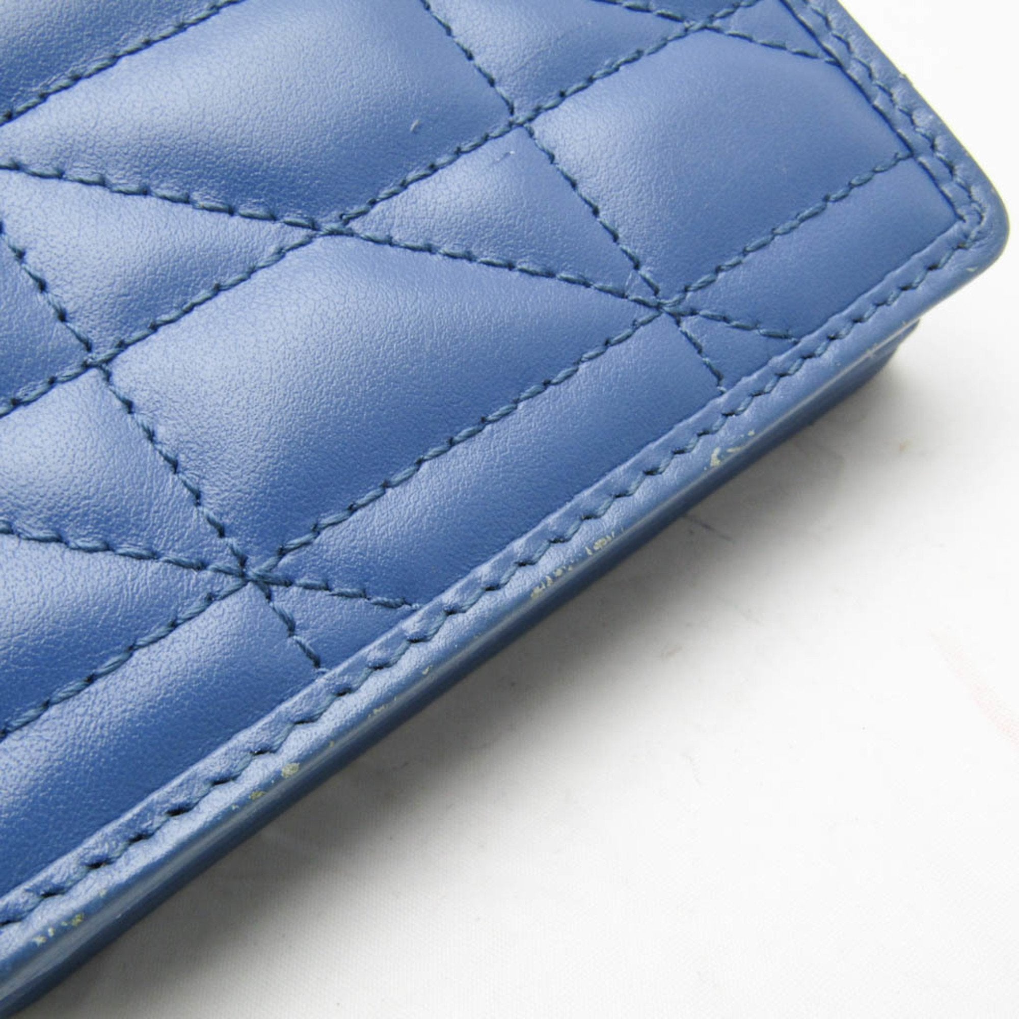 Gucci Blue Leather Wallet (Bi-Fold) (Pre-Owned)