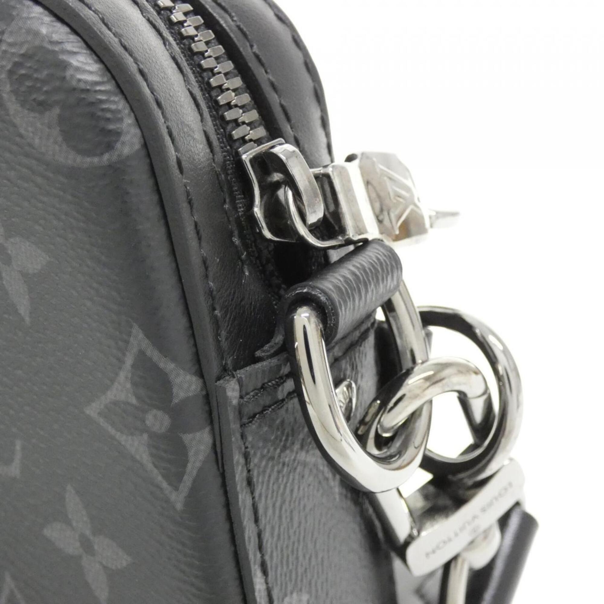 Louis Vuitton Black Coated Canvas Shoulder Bag (Pre-Owned)
