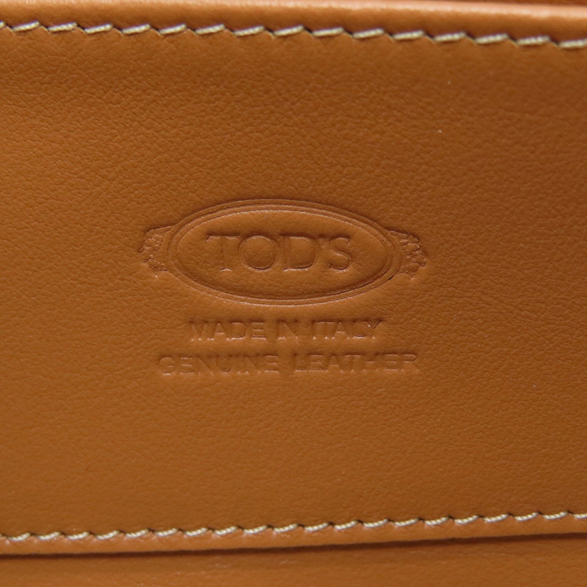 Tod's Brown Leather Shoulder Bag (Pre-Owned)