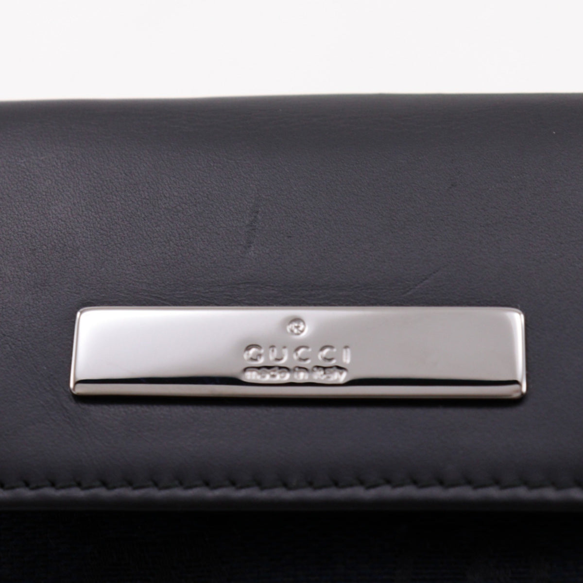 Gucci Black Gg Canvas Wallet (Bi-Fold) (Pre-Owned)