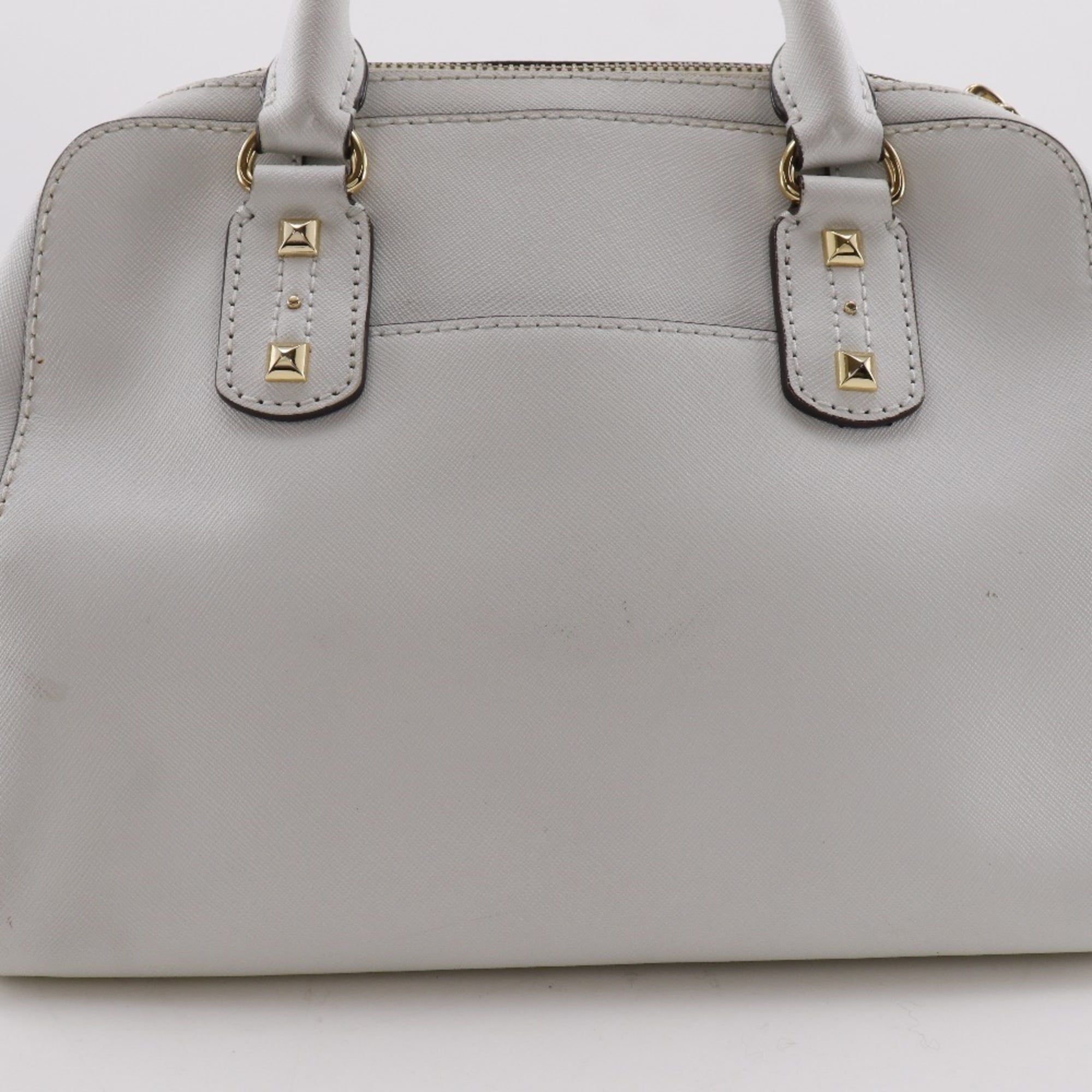 Michael Kors White Leather Handbag (Pre-Owned)