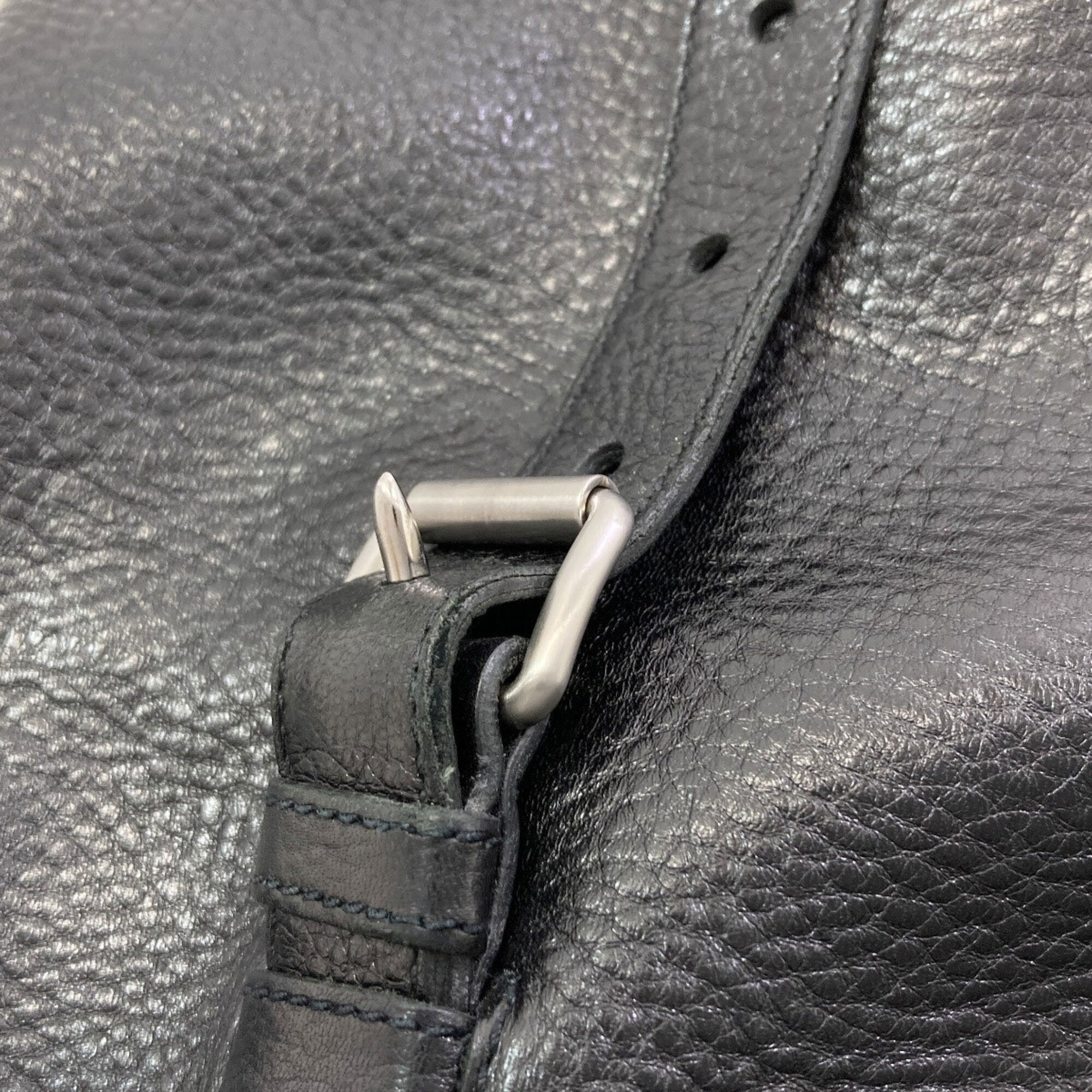 Prada Black Leather Tote Bag (Pre-Owned)