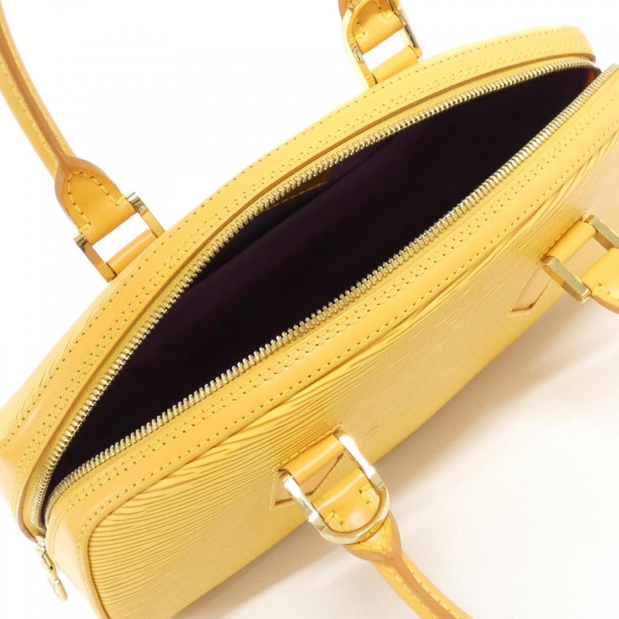 Louis Vuitton Yellow Leather Handbag (Pre-Owned)