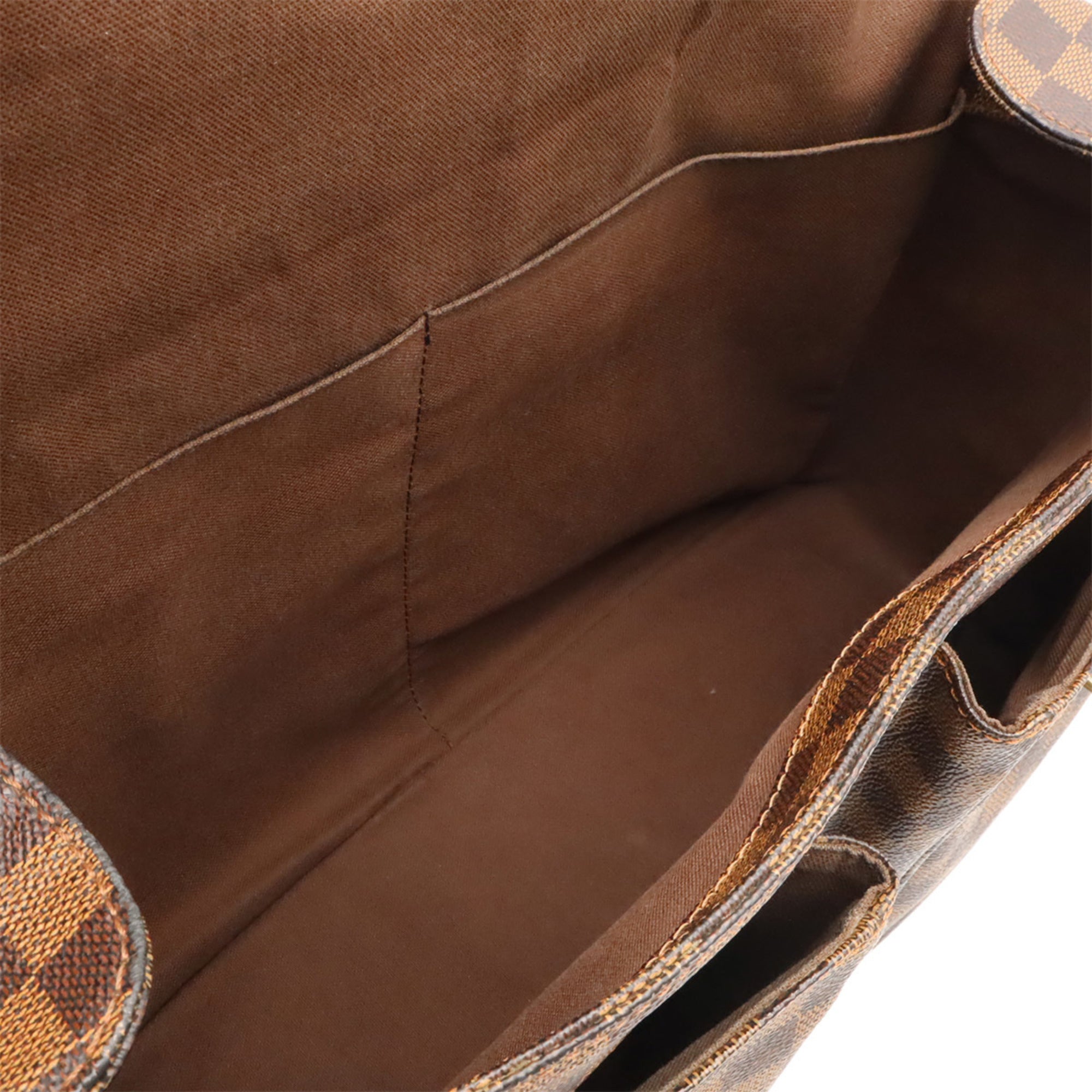 Louis Vuitton Brown Damier Canvas Galle Damier Canvas Handbag Shoulder Bag (Pre-Owned)