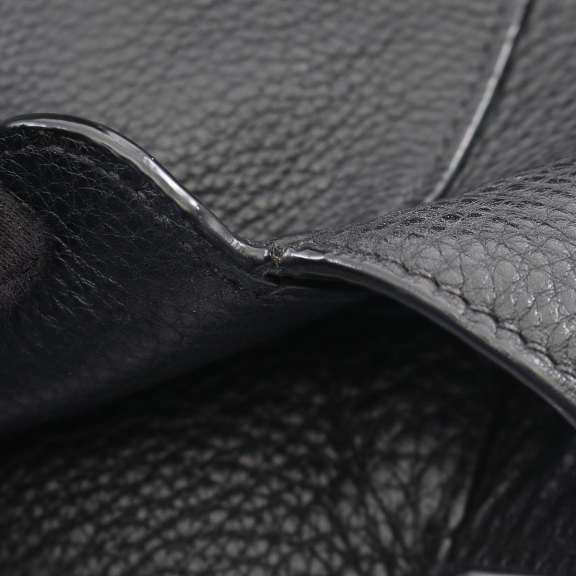 Prada Black Leather Handbag Tote Bag (Pre-Owned)