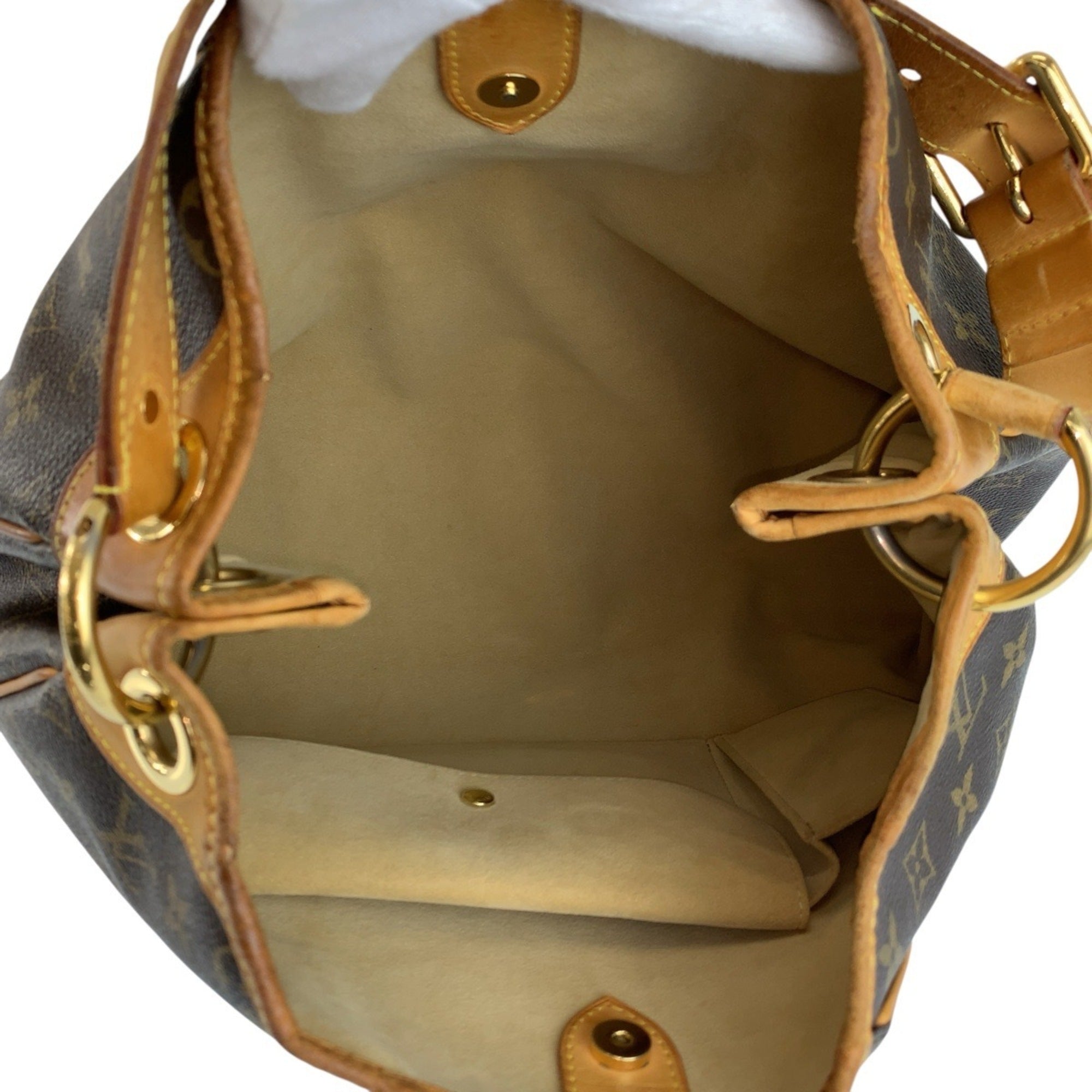 Louis Vuitton Brown Pvc Leather Handbag Shoulder Bag (Pre-Owned)