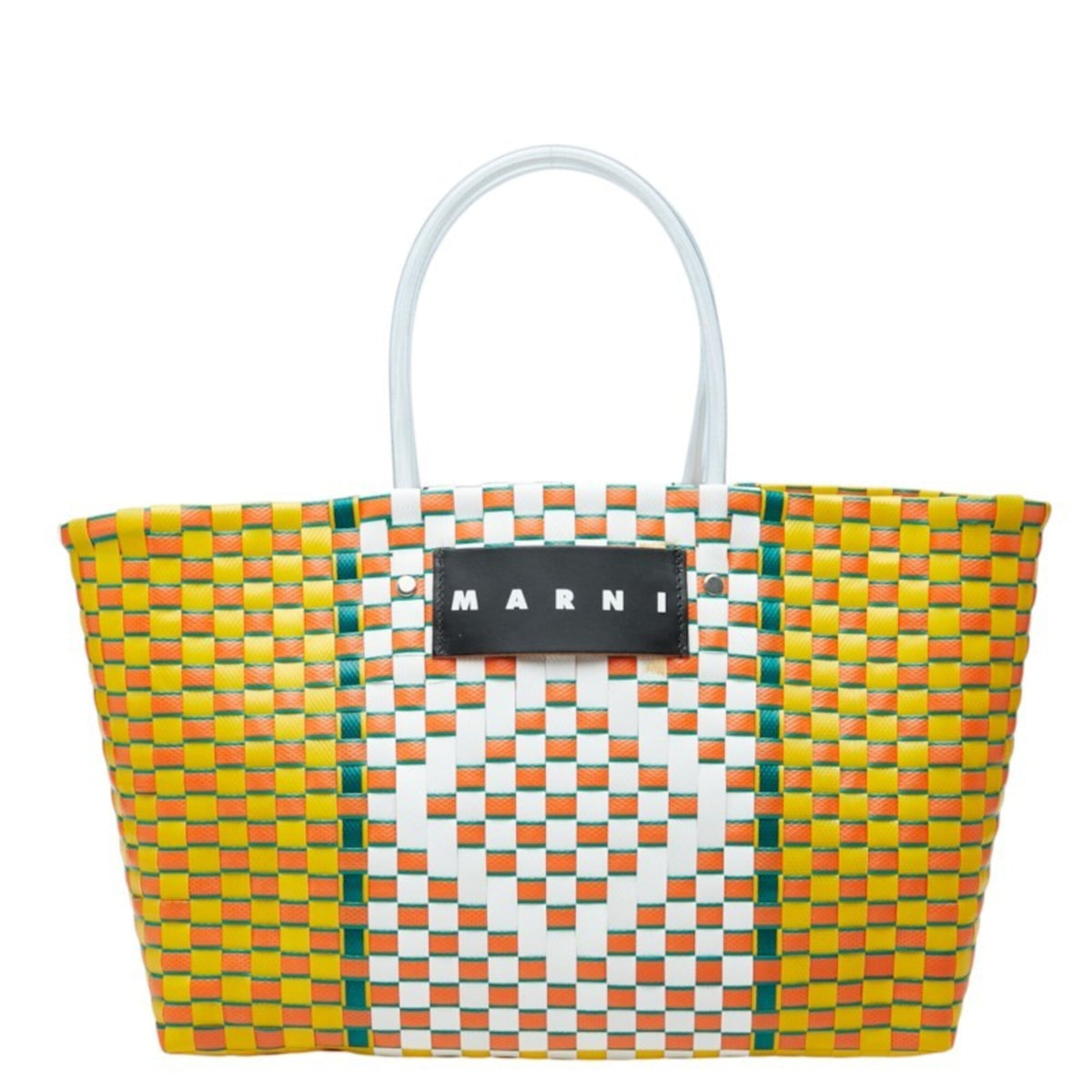 Marni Multi-Color Yellow Polypropylene Handbag (Pre-Owned)