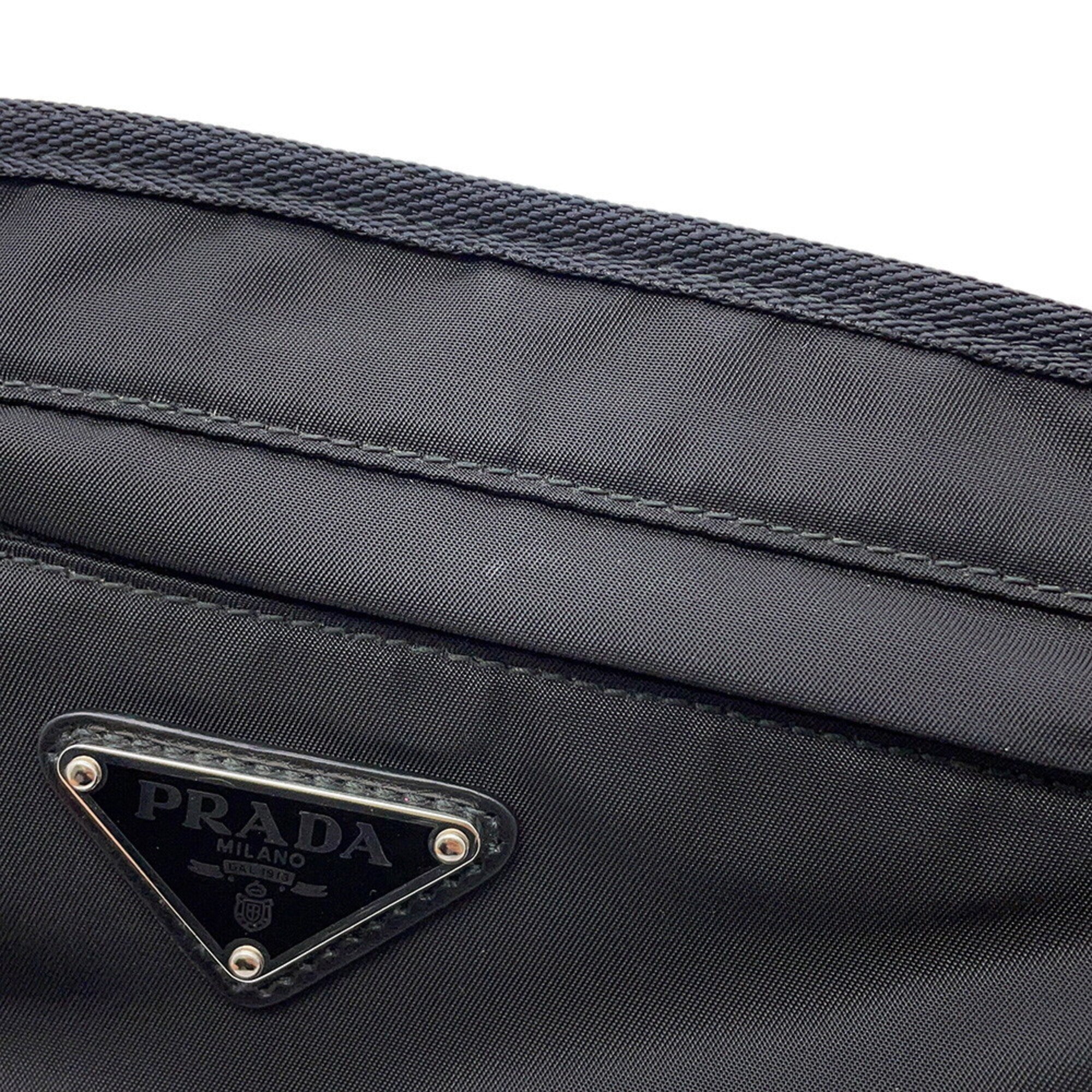 Prada Black Nylon Handbag Sling Bag (Pre-Owned)