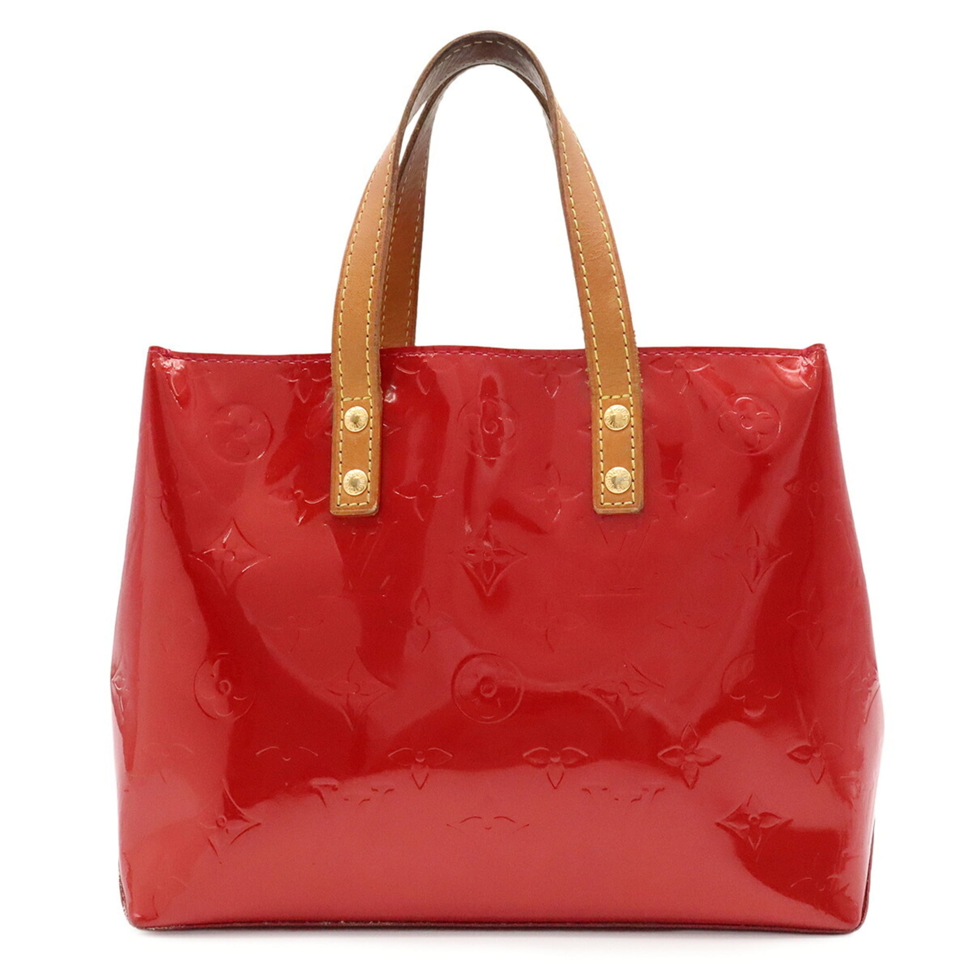 Louis Vuitton Pomme D'amour Patent Leather Handbag (Pre-Owned)