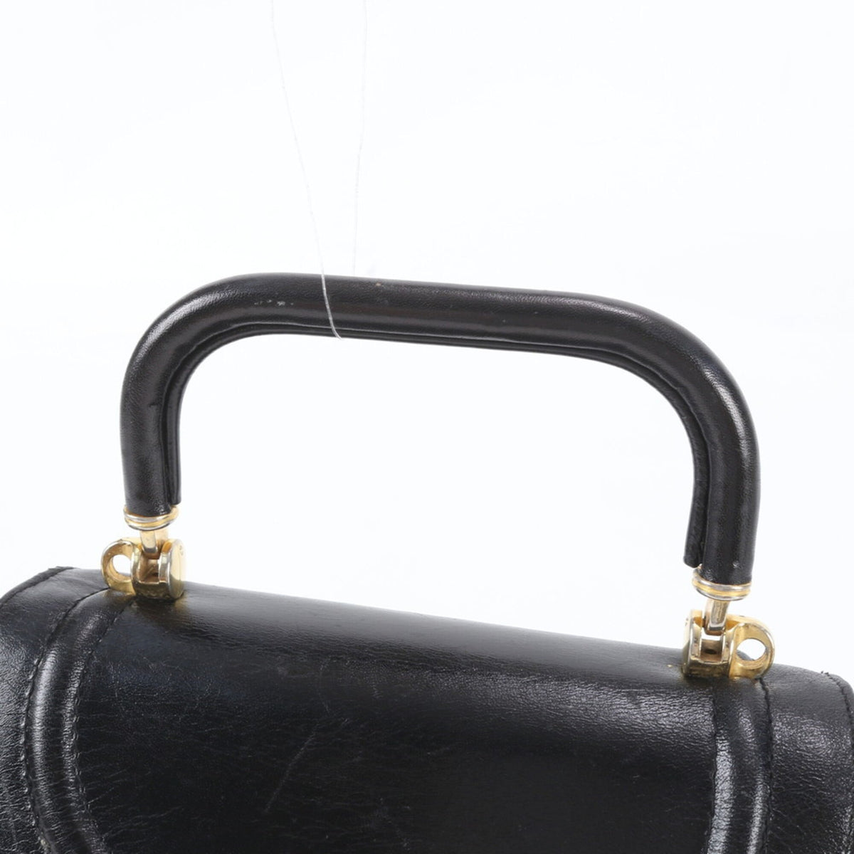 Bally Black Leather Handbag (Pre-Owned)