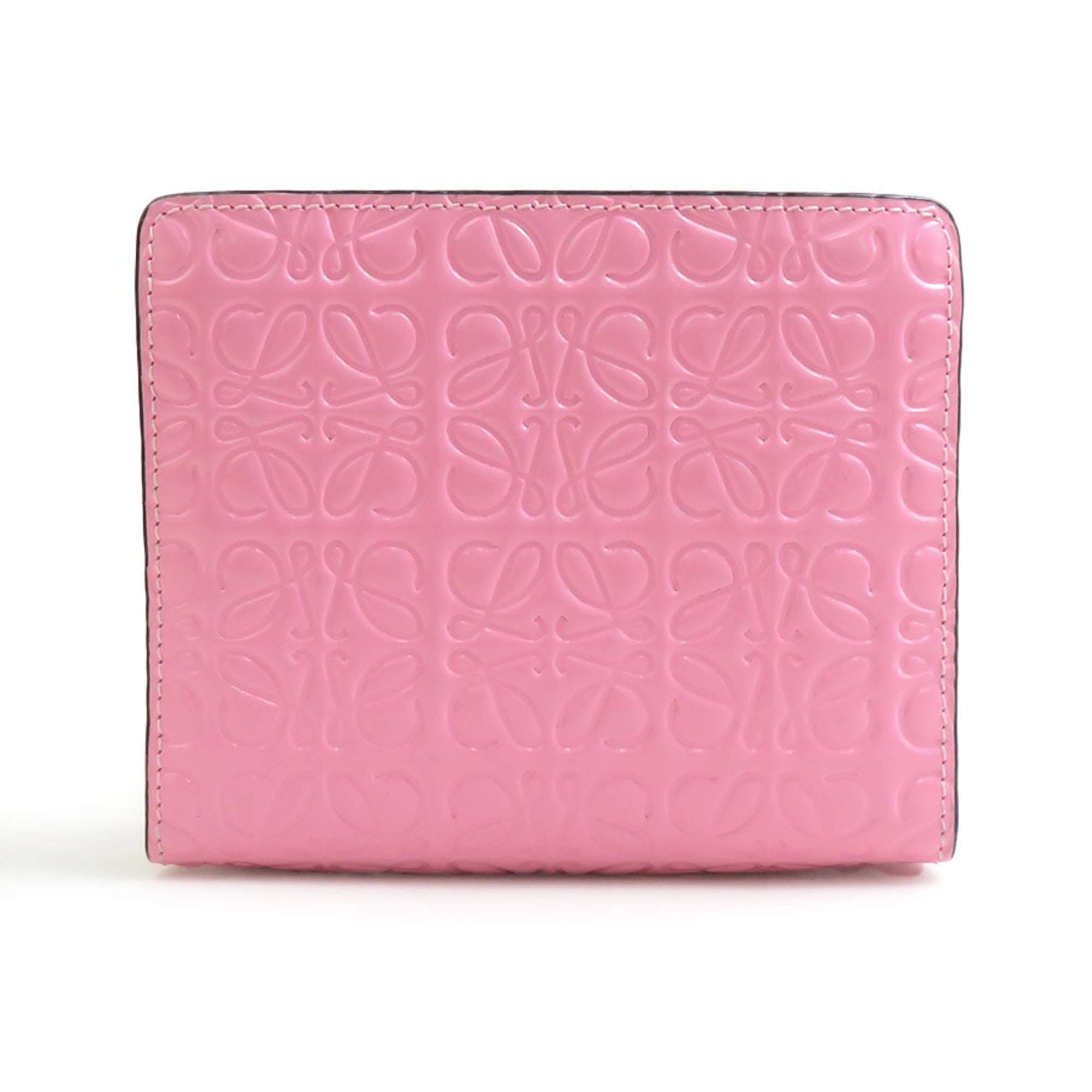 Loewe Pink Coated Canvas Wallet (Bi-Fold) (Pre-Owned)
