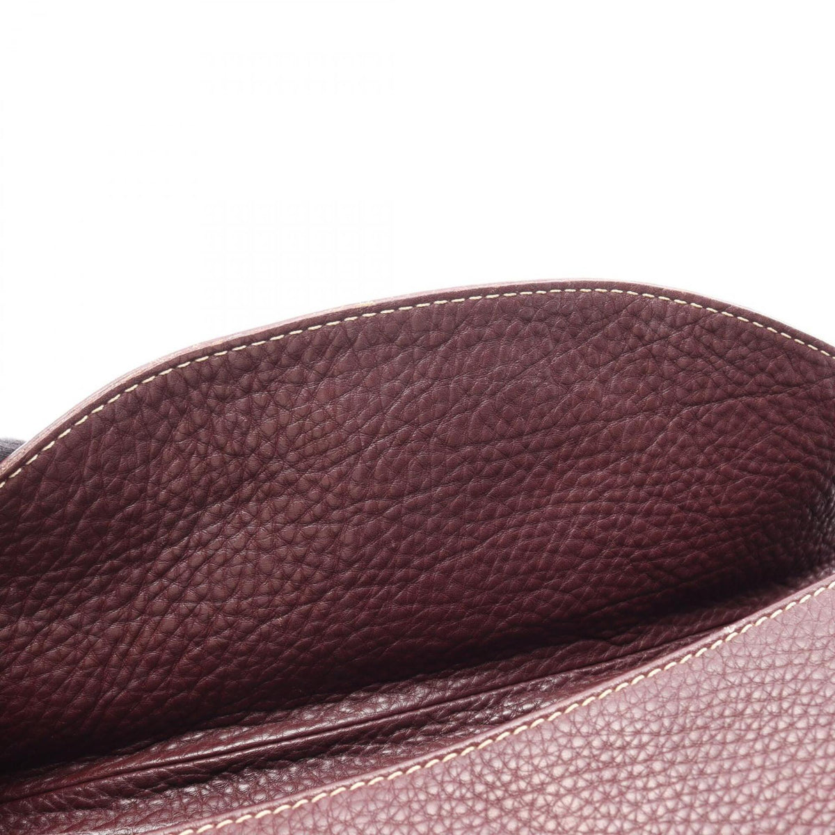 Celine Bordeaux Leather Handbag (Pre-Owned)