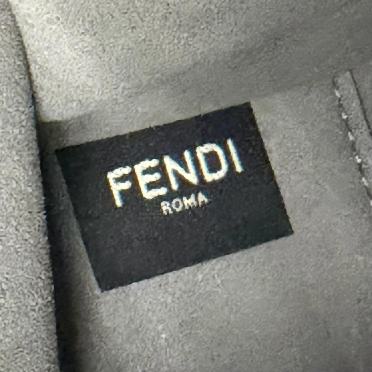 Fendi Black Leather Handbag Shoulder Bag (Pre-Owned)