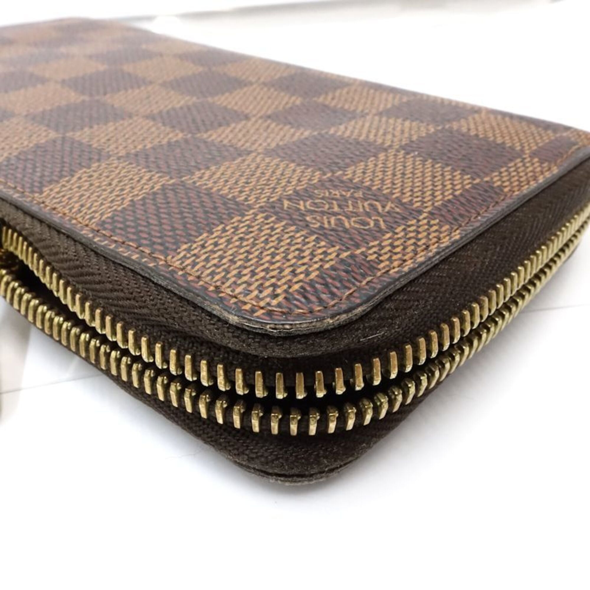 Louis Vuitton Ebene Canvas Long Wallet (Bi-Fold) (Pre-Owned)