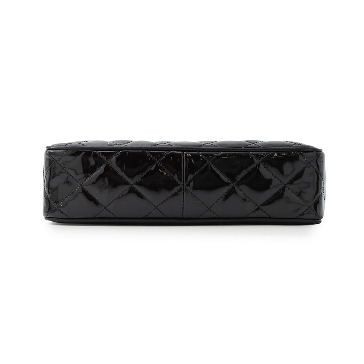 Chanel Black Patent Leather Shoulder Bag (Pre-Owned)