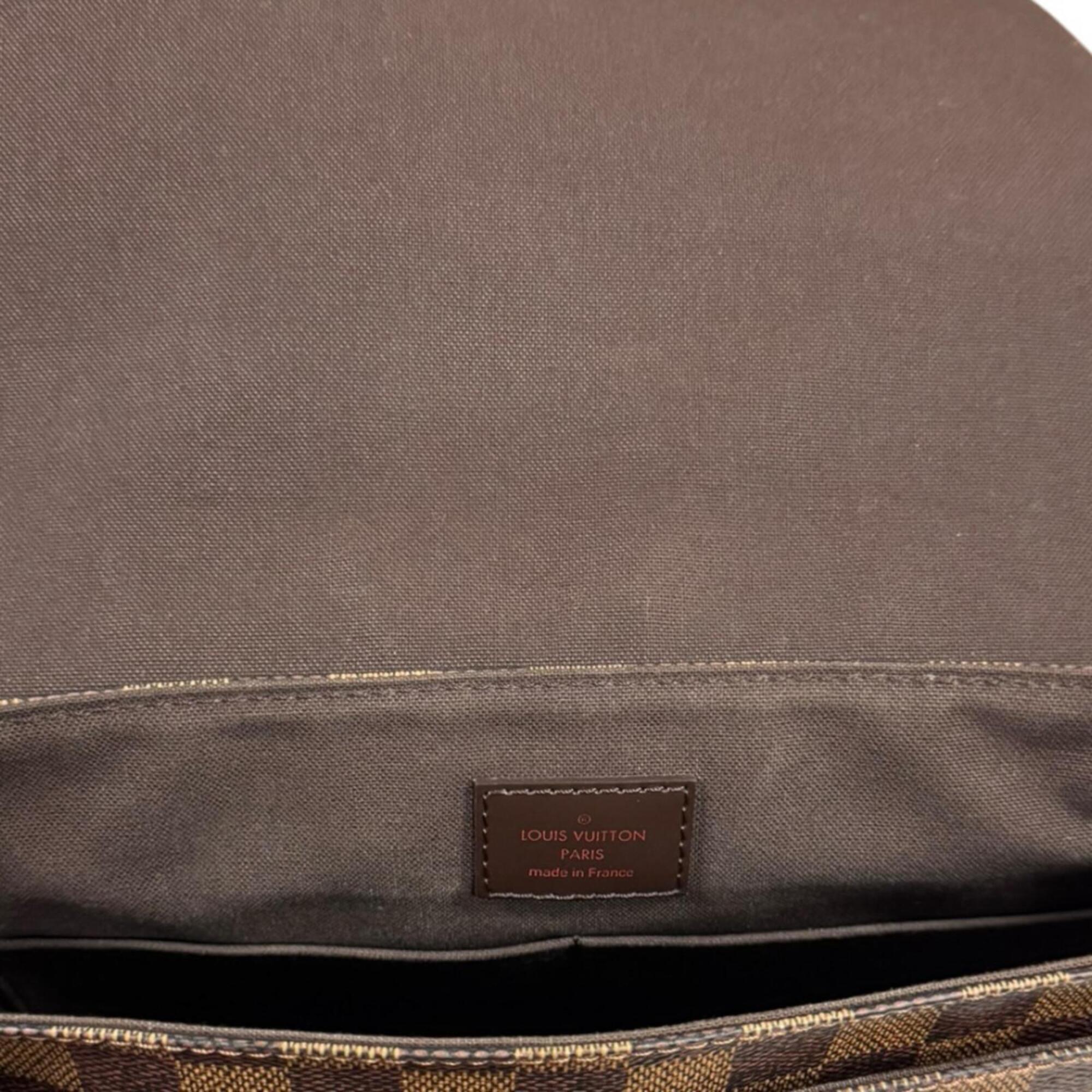 Louis Vuitton Brown Damier Canvas Shoulder Bag (Pre-Owned)