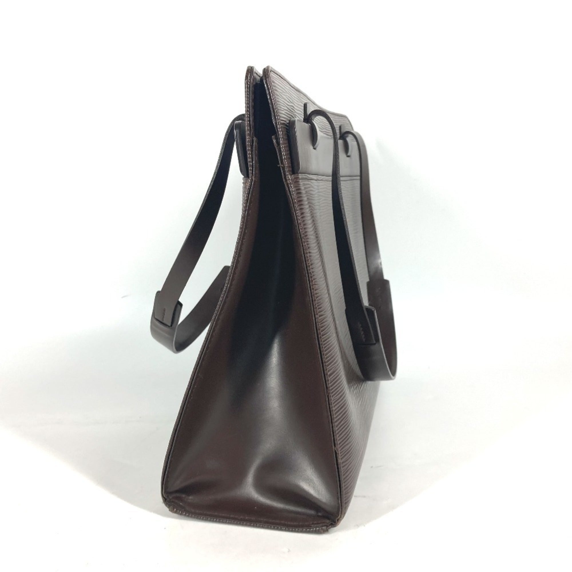 Louis Vuitton Brown Moka Epi Leather Handbag Tote Bag (Pre-Owned)