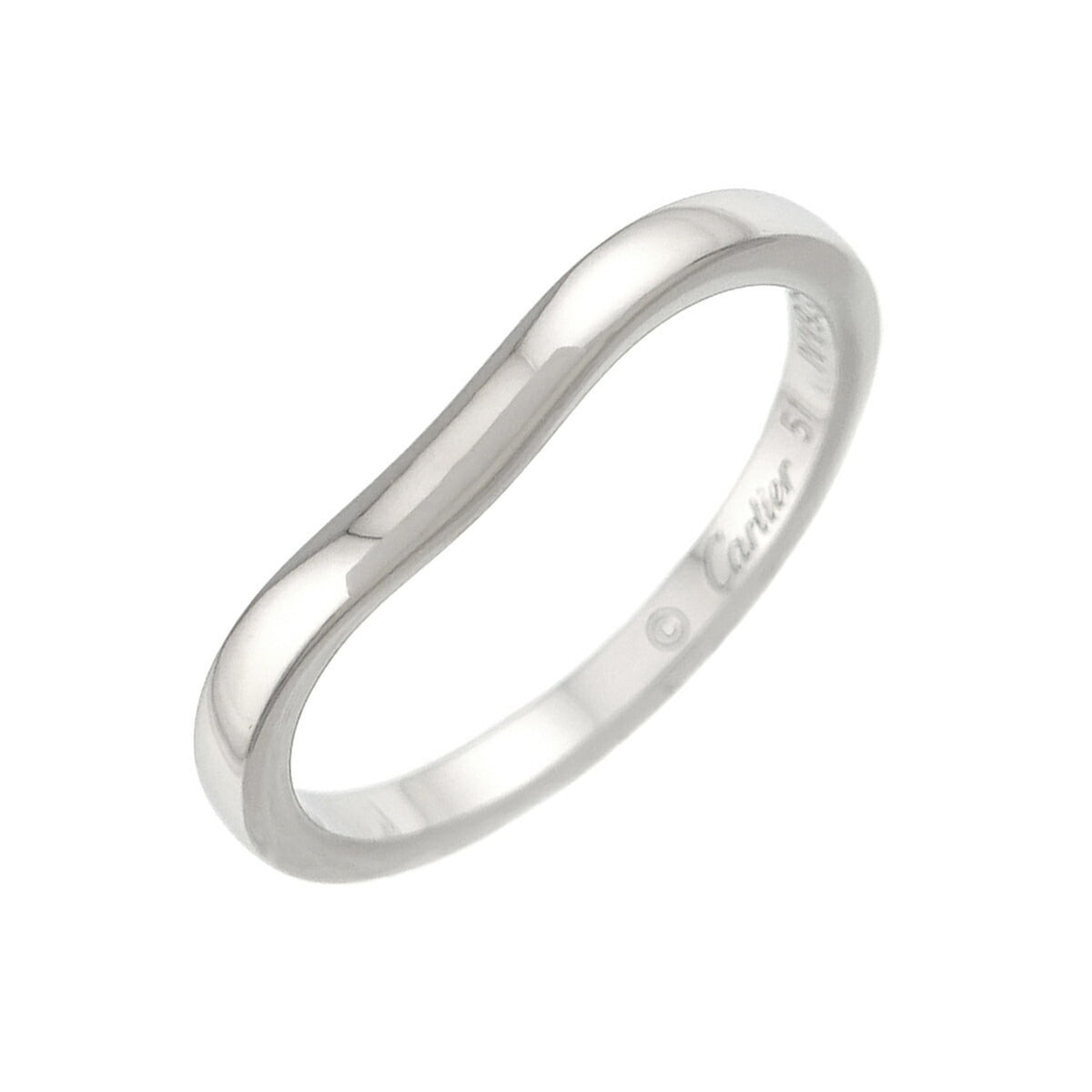 Cartier Platinum 950 Band Ring (Pre-Owned)
