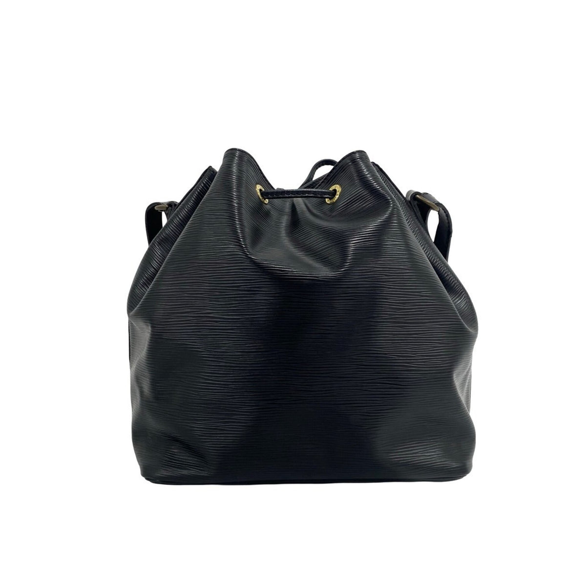 Louis Vuitton Black Leather Shoulder Bag (Pre-Owned)