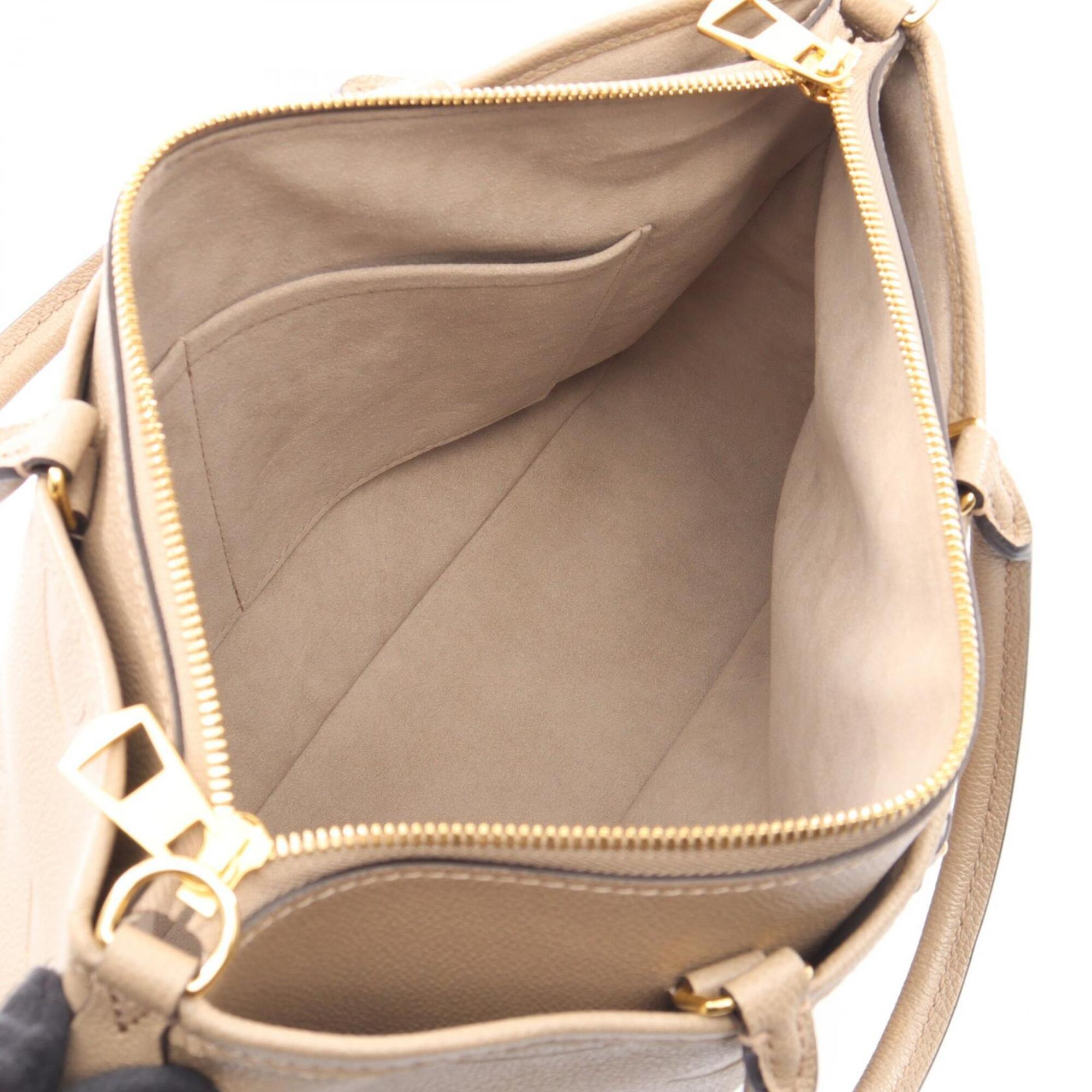 Louis Vuitton Beige Monogram Empreinte Leather Handbag (Pre-Owned)