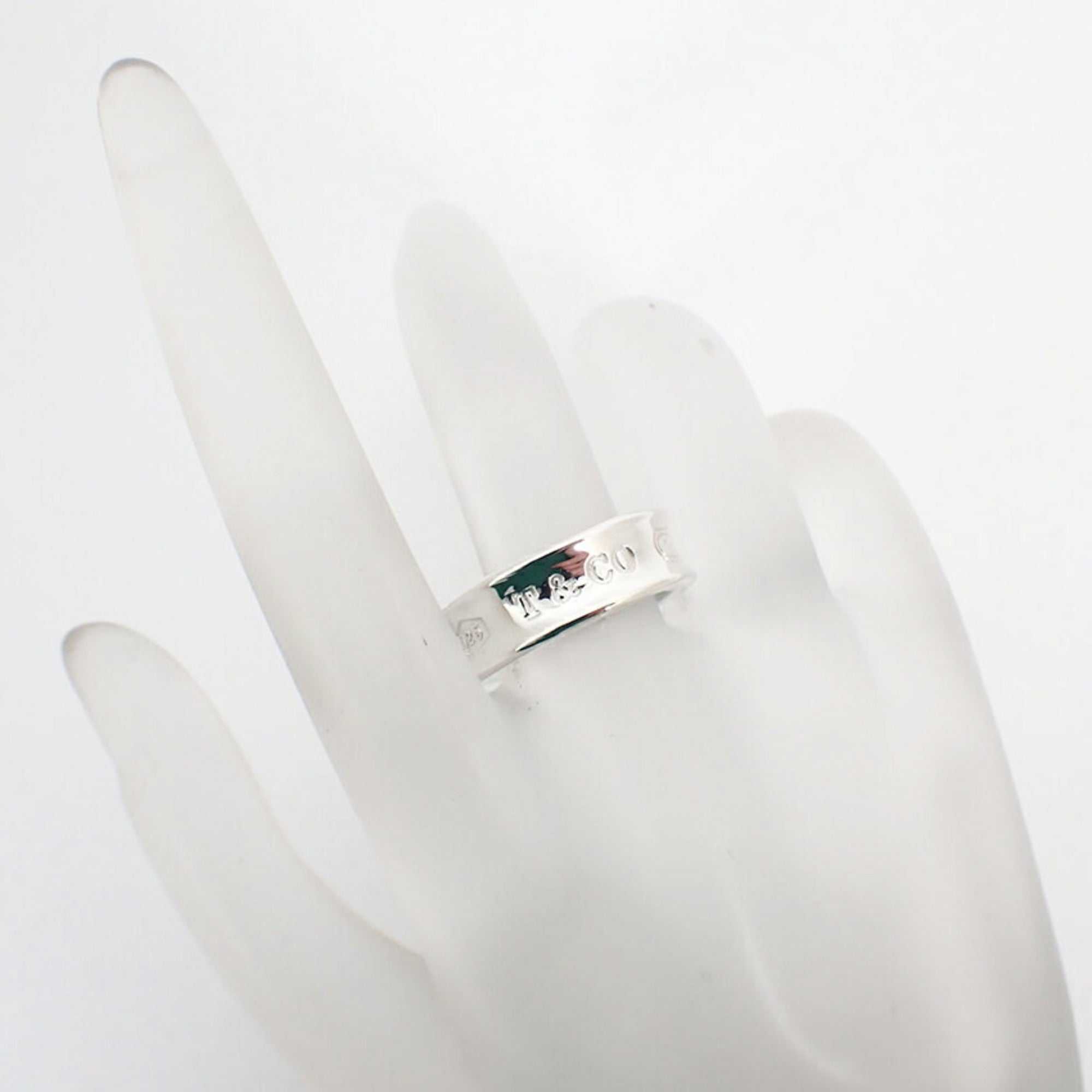 Tiffany Sterling Silver 925 Band Ring (Pre-Owned)