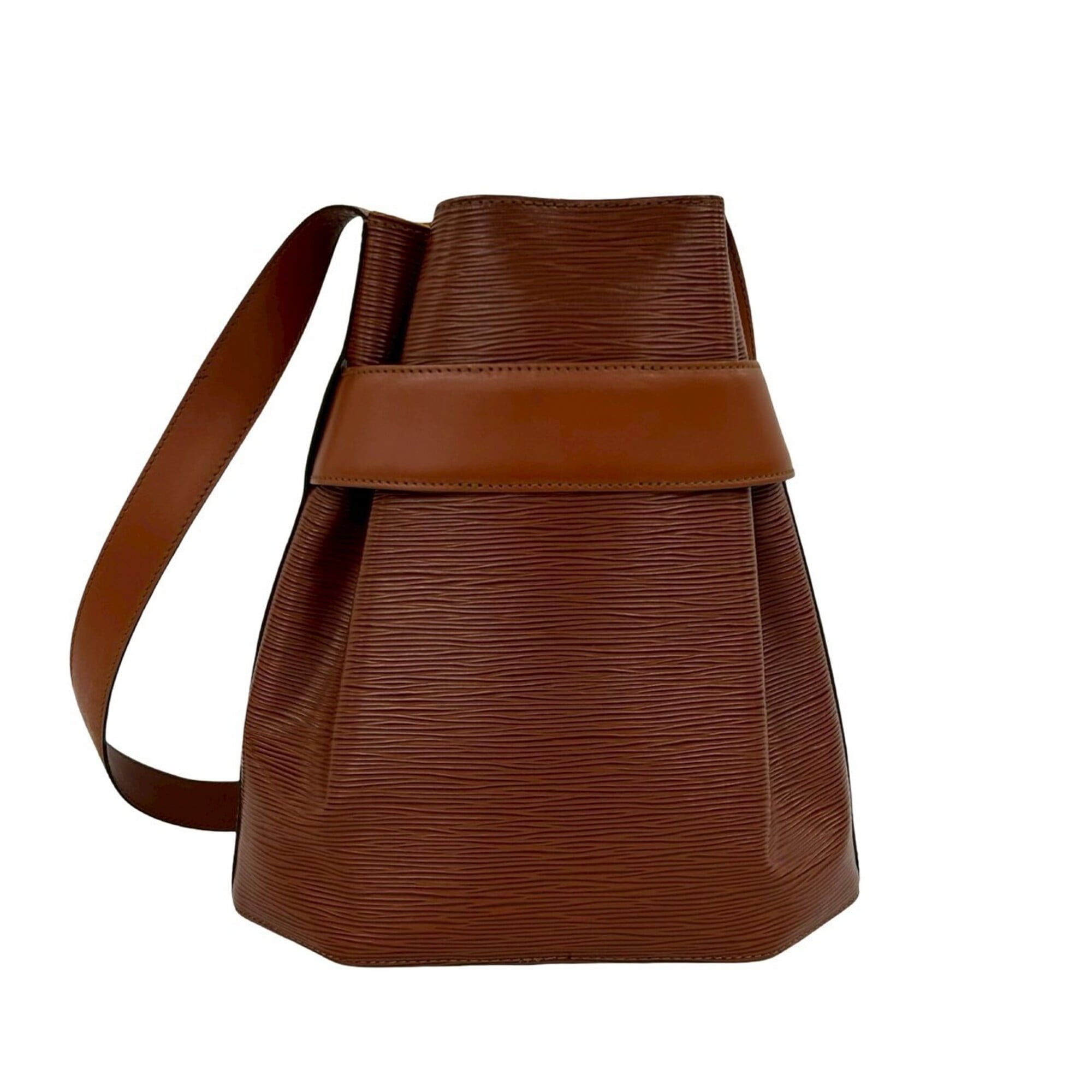 Louis Vuitton Brown Leather Shoulder Bag (Pre-Owned)