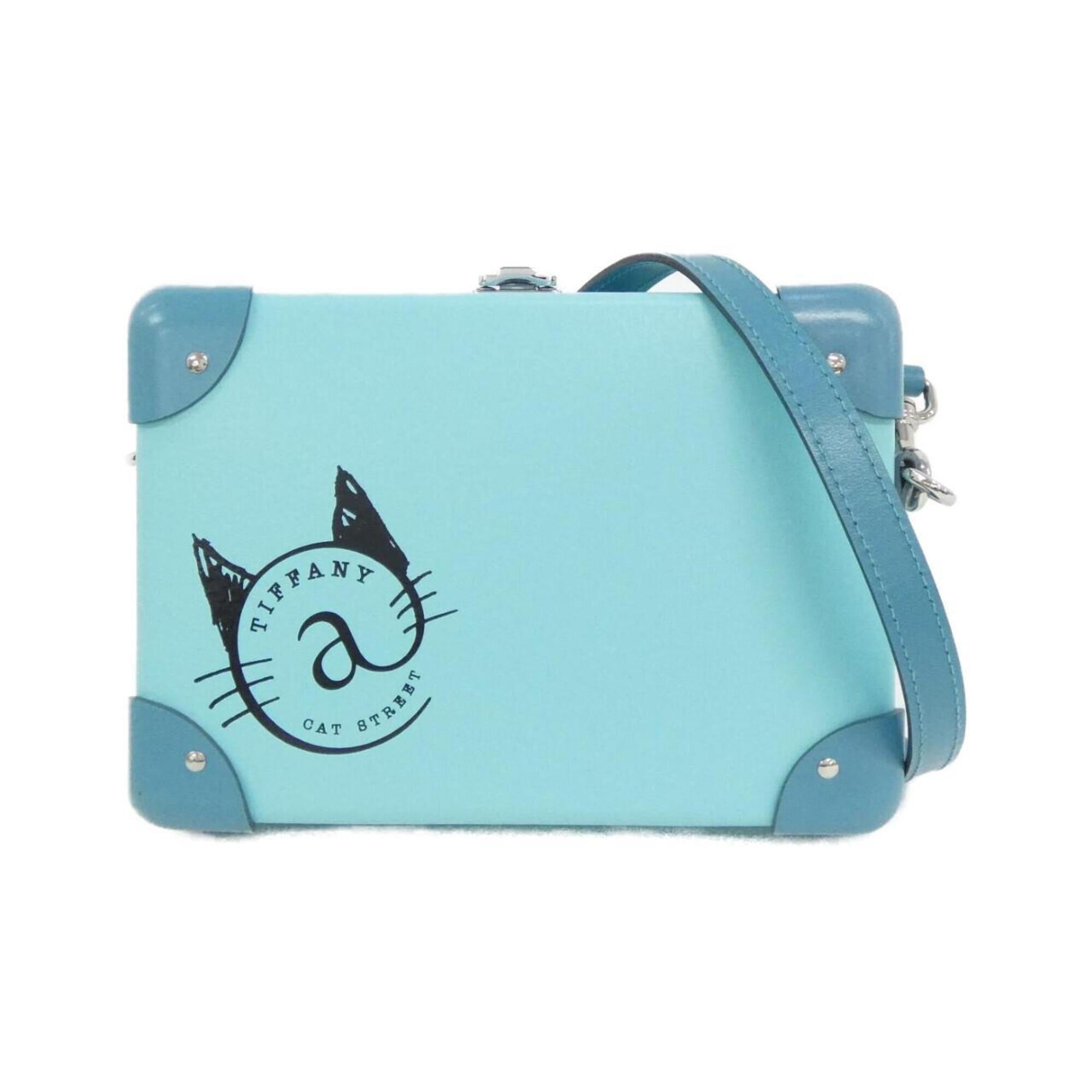 Tiffany Tiffany Blue Leather Shoulder Bag (Pre-Owned)