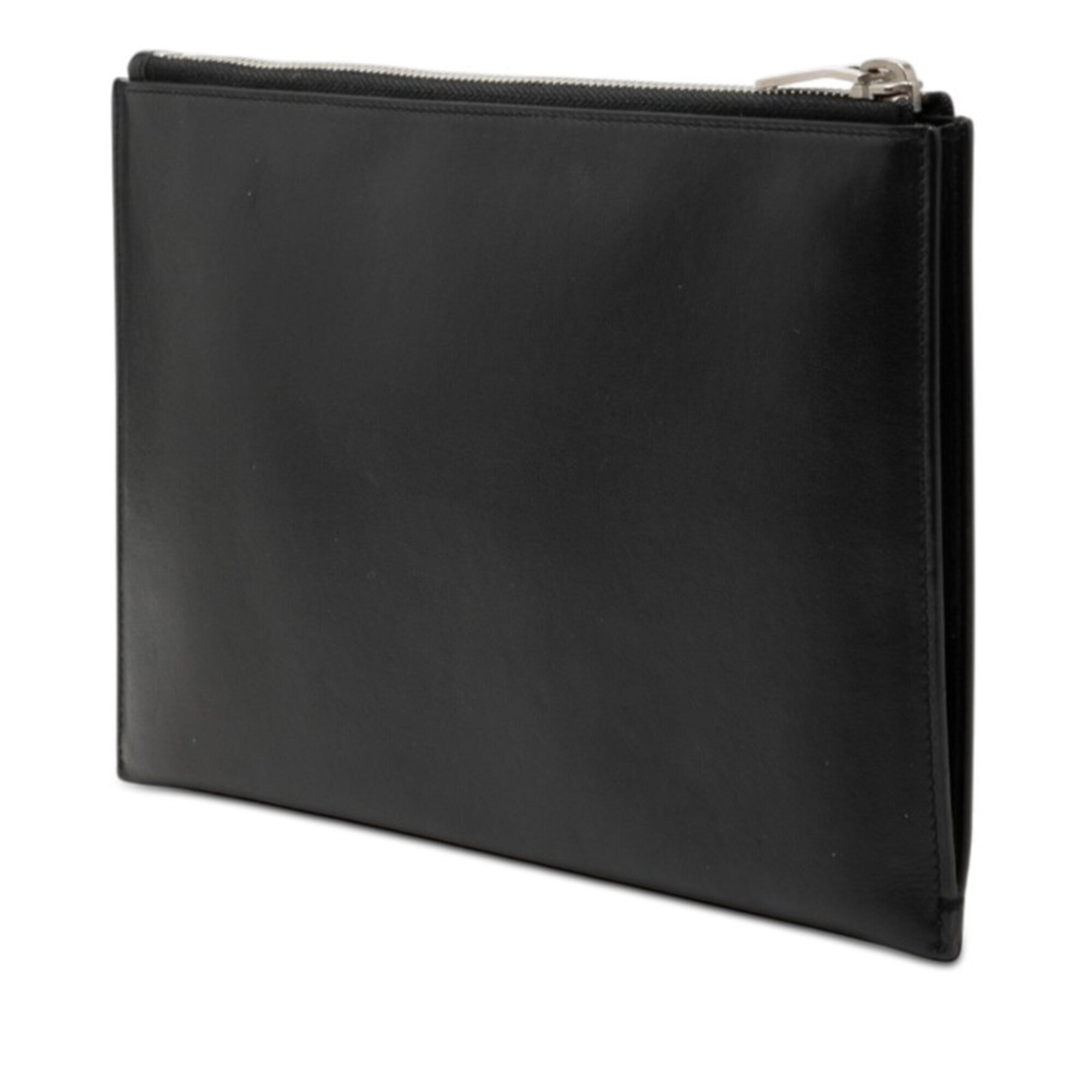 Saint Laurent Black Multi-Color Leather Clutch Bag (Pre-Owned)