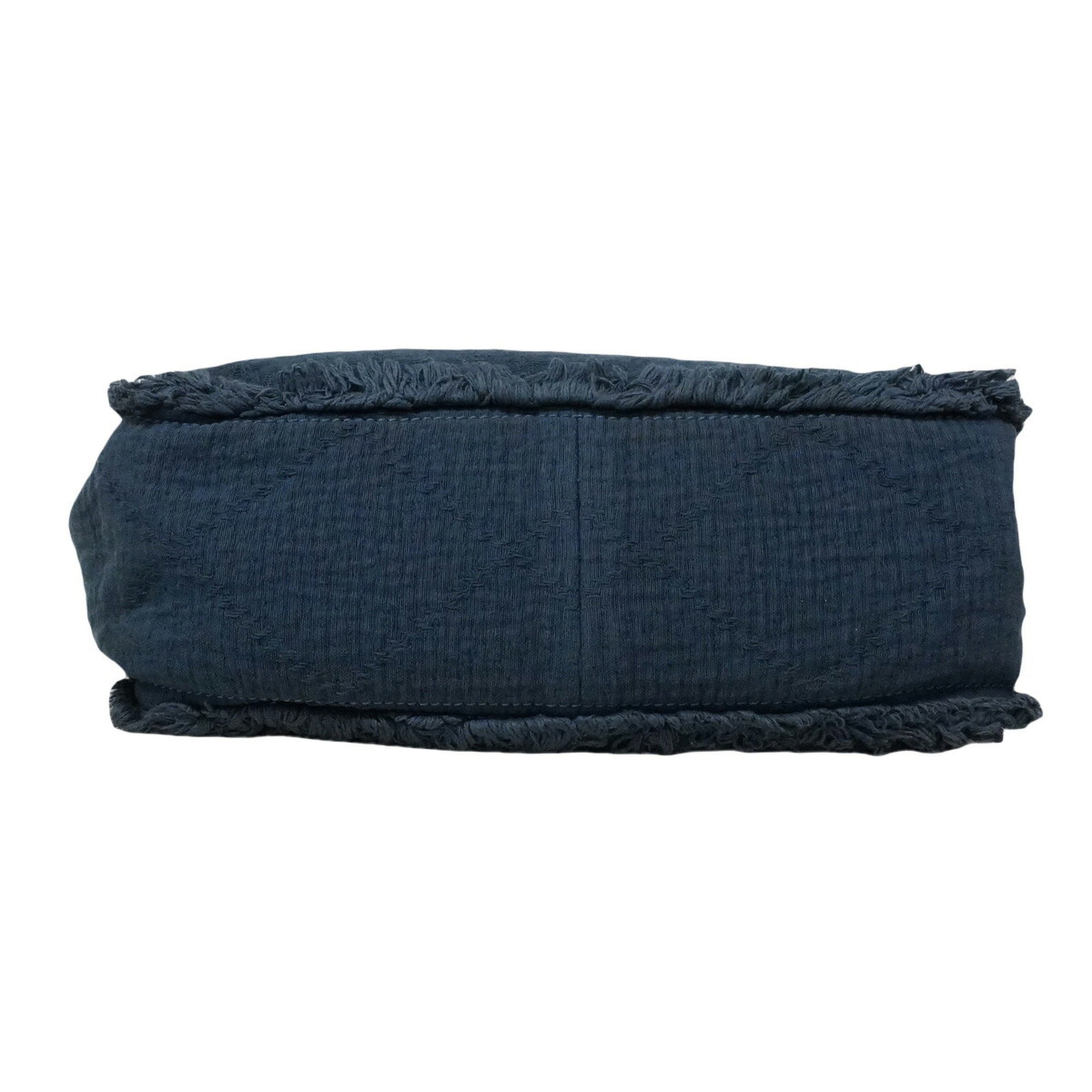 Chanel Navy Cotton Tote Bag (Pre-Owned)