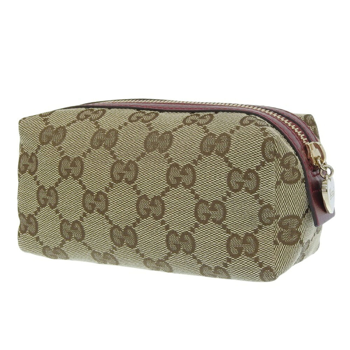 Gucci Gg Canvas Brown Gg Canvas Pouch (Pre-Owned)