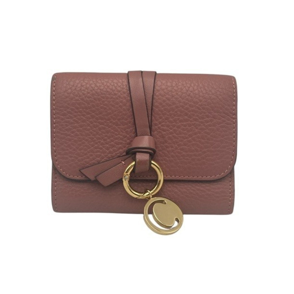 Chloé Pink Leather Wallet (Tri-Fold) (Pre-Owned)