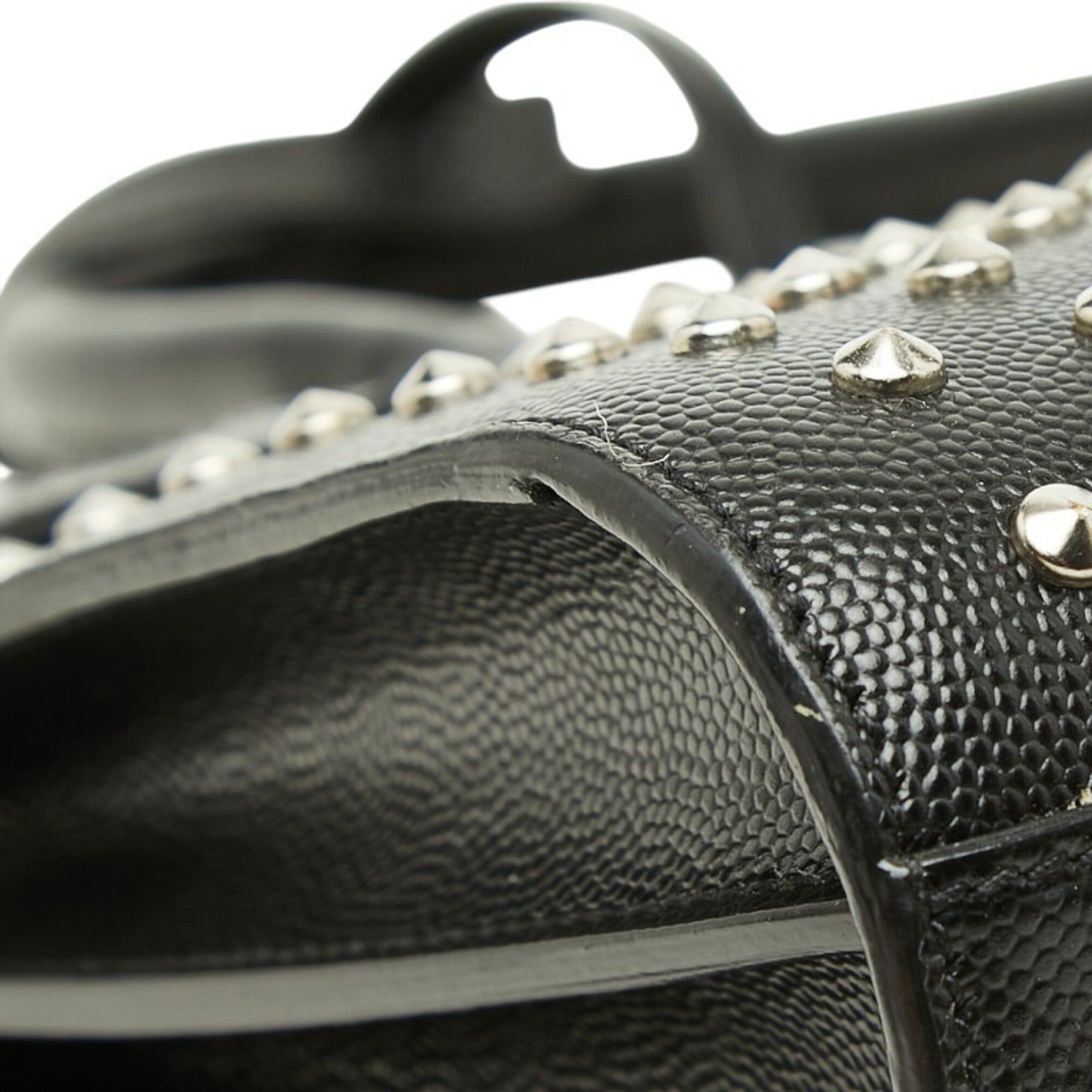 Saint Laurent Black Leather Handbag Shoulder Bag (Pre-Owned)