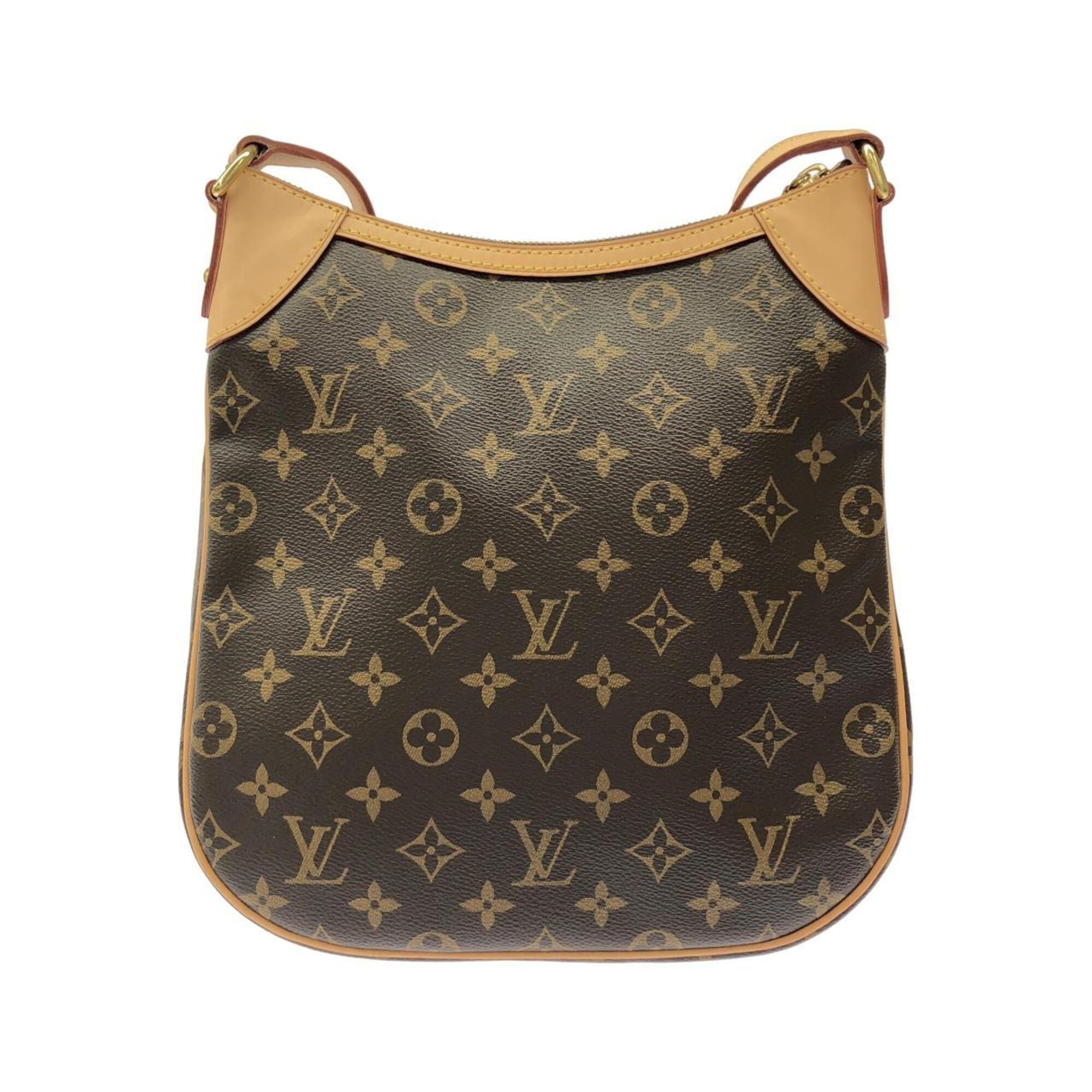 Louis Vuitton Marron Coated Canvas Shoulder Bag (Pre-Owned)