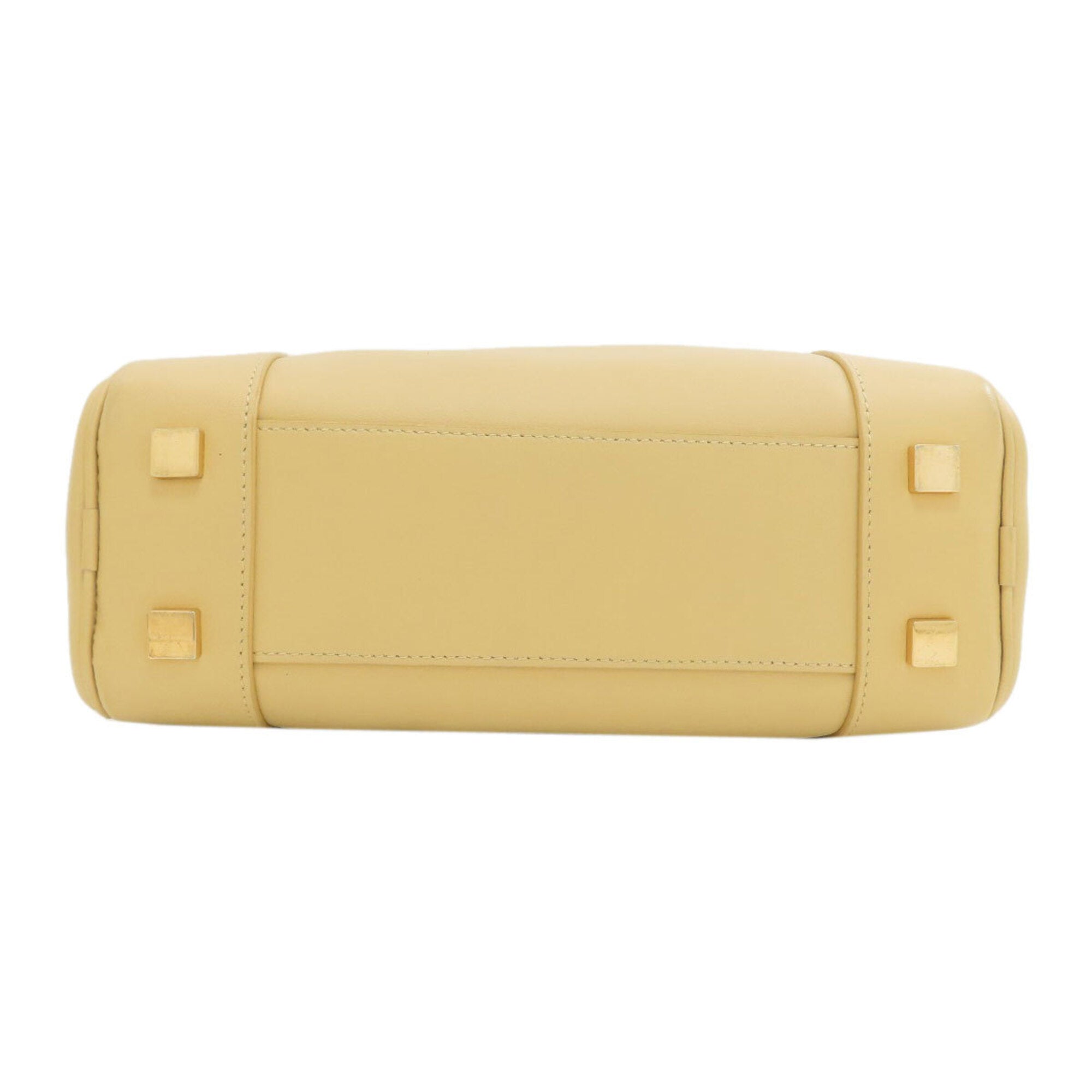 Loewe Amazona Yellow Leather Handbag (Pre-Owned)