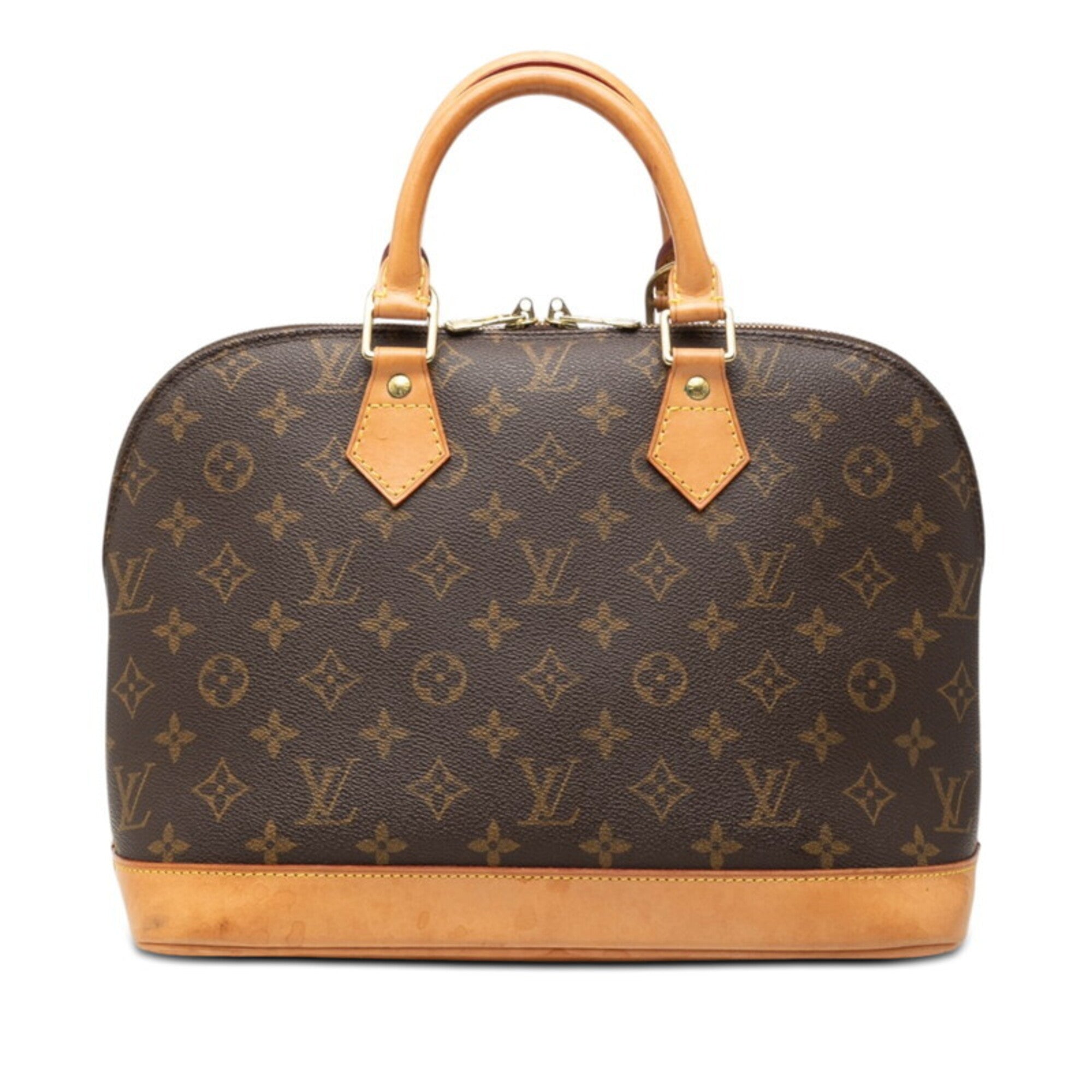 Louis Vuitton Monogram Brown Pvc Leather Handbag (Pre-Owned)