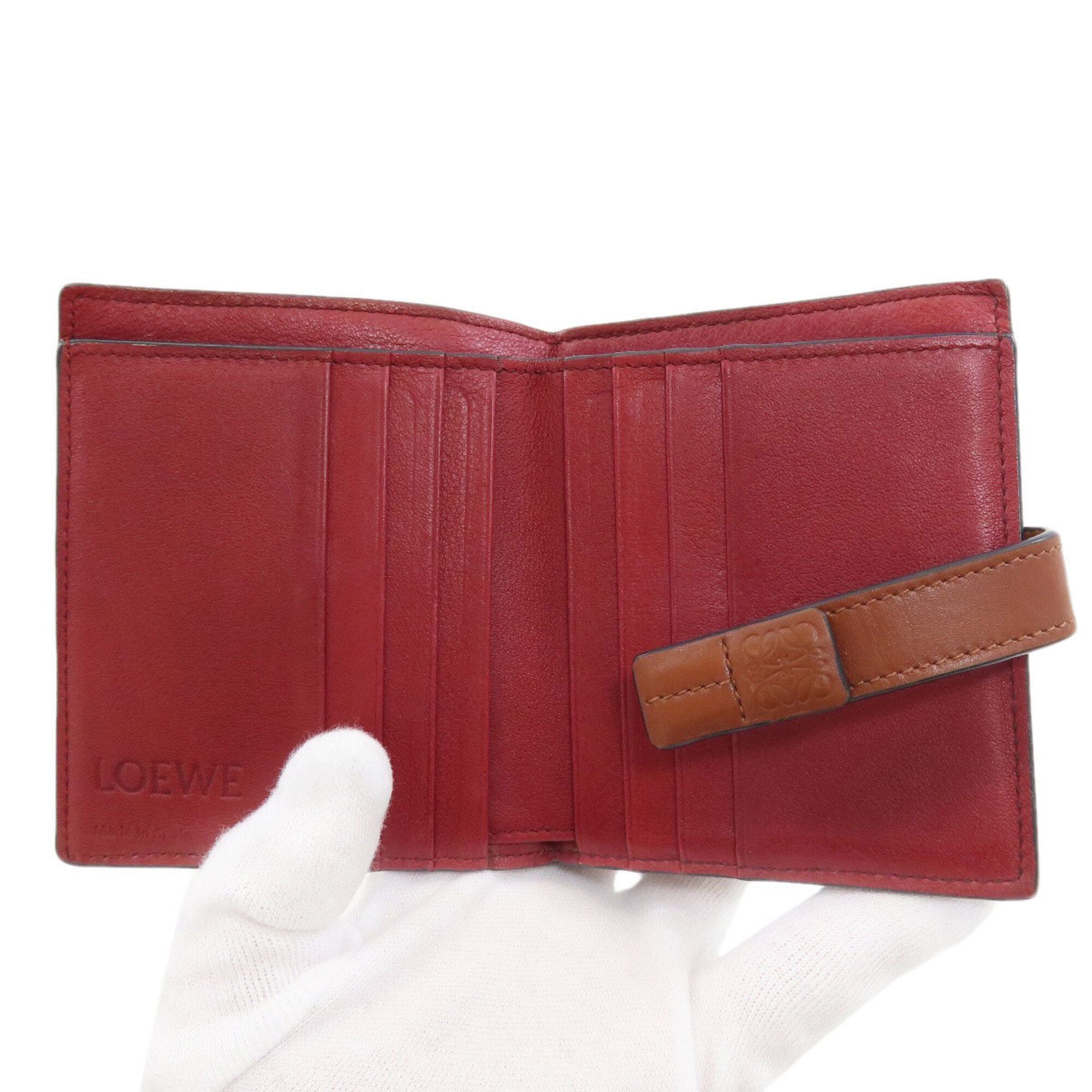 Loewe Brown Leather Wallet (Bi-Fold) (Pre-Owned)