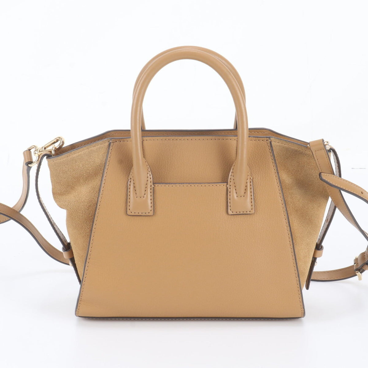 Michael Kors Brown Leather Handbag Shoulder Bag Tote Bag (Pre-Owned)