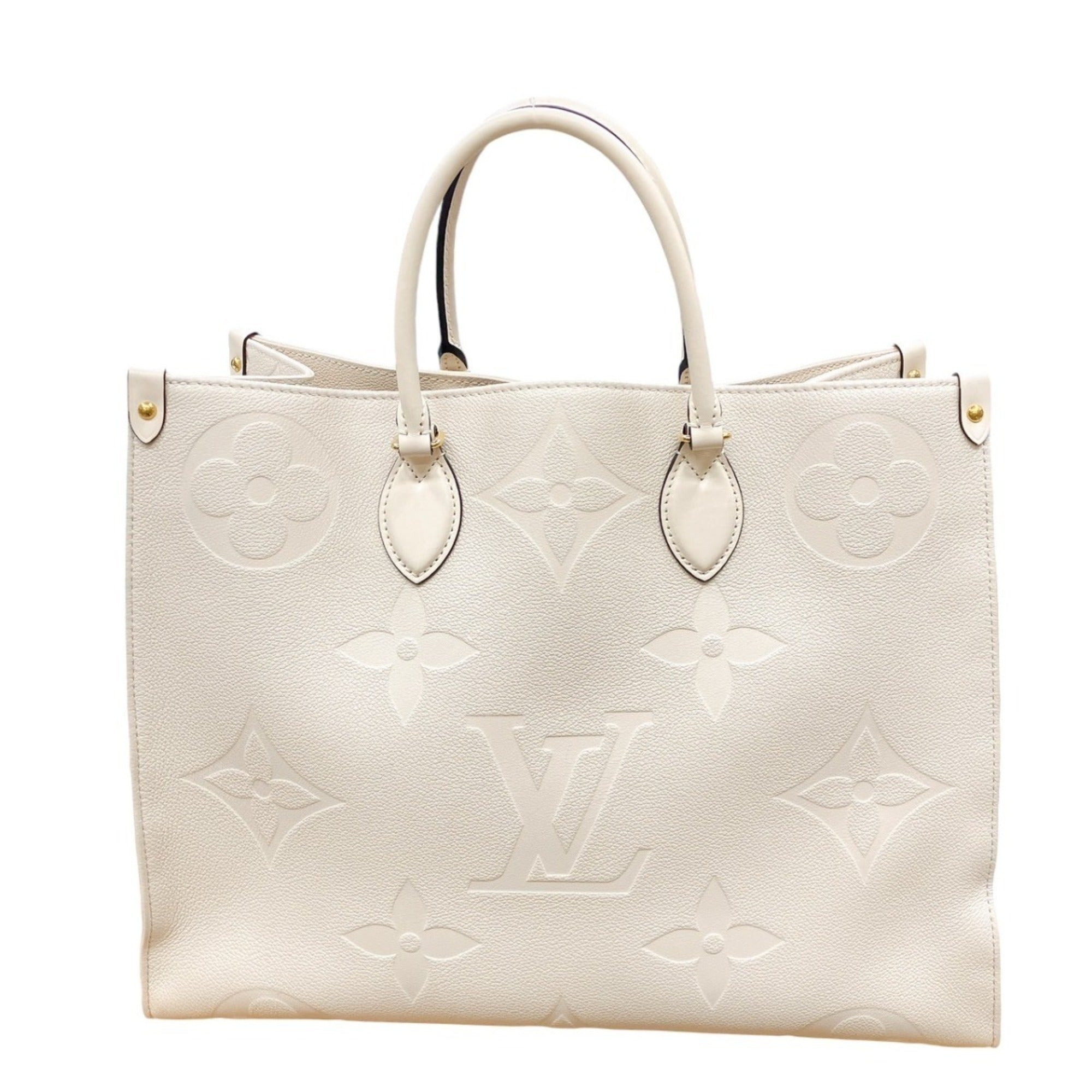 Louis Vuitton Monogram Empreinte Beige Monogram Empreinte Tote Bag (Pre-Owned)