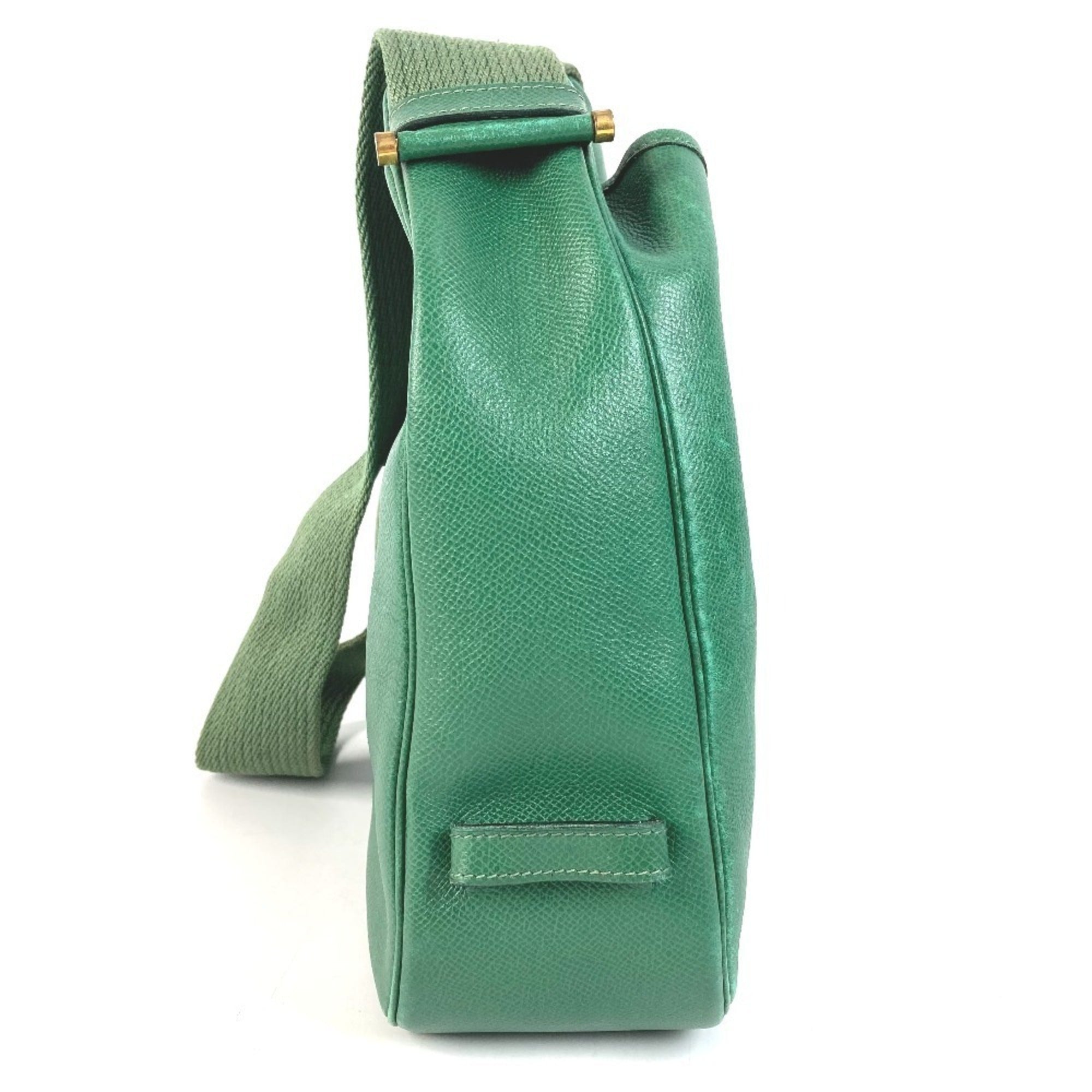 Hermes Green Courchevel Leather Shoulder Bag Tote Bag (Pre-Owned)