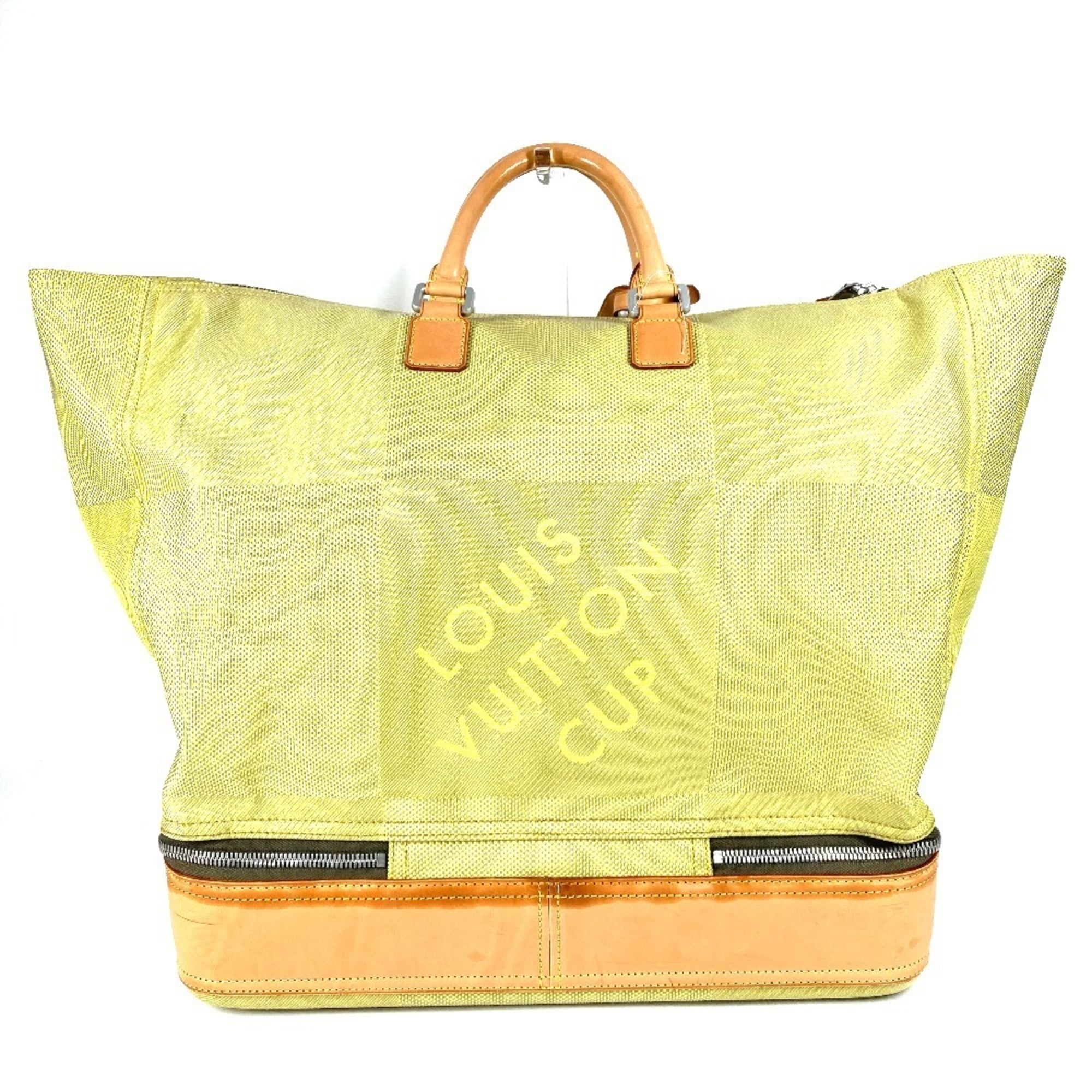 Louis Vuitton Damier Geant Yellow Damier Geant Boston Bag (Pre-Owned)