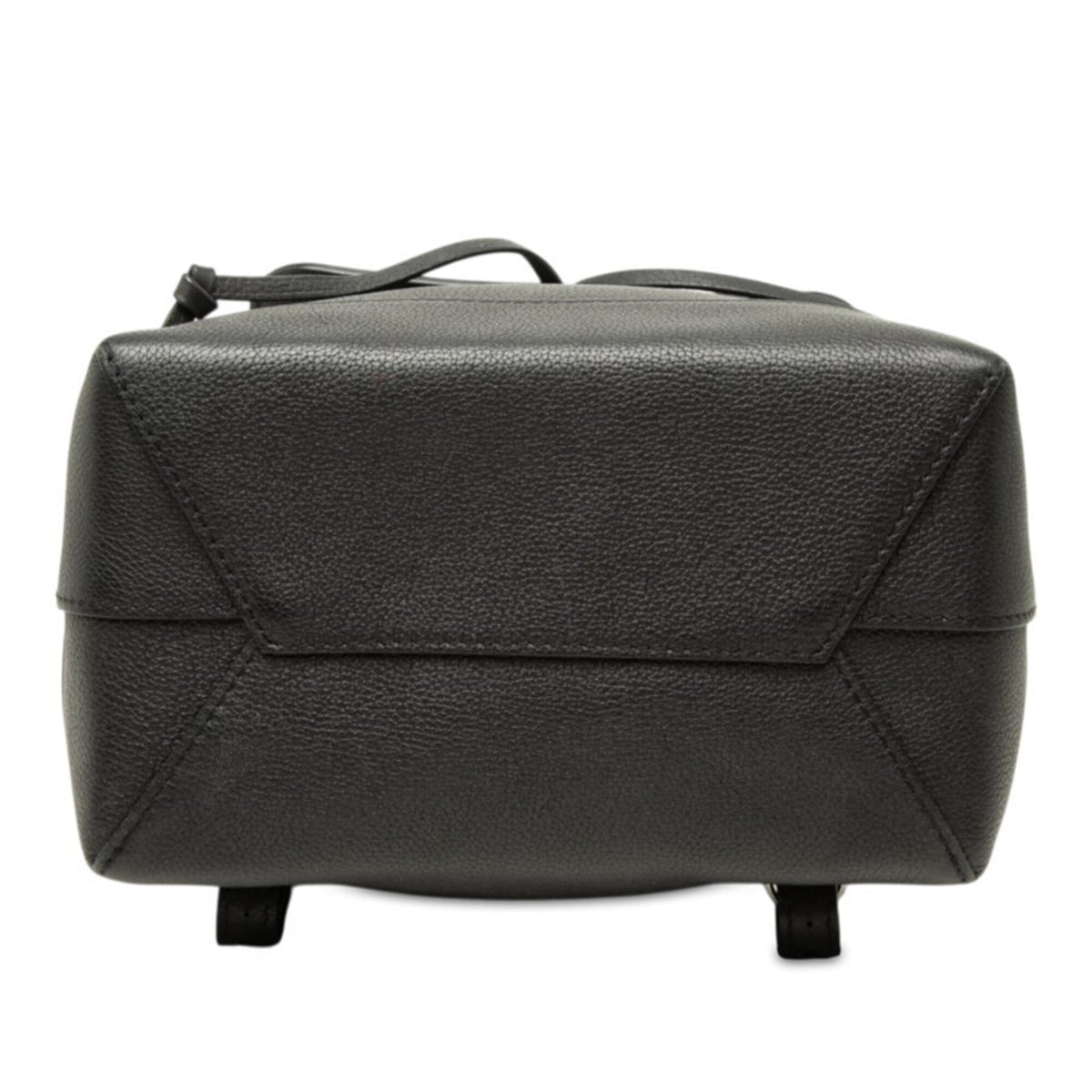 Louis Vuitton Black Noir Leather Backpack (Pre-Owned)