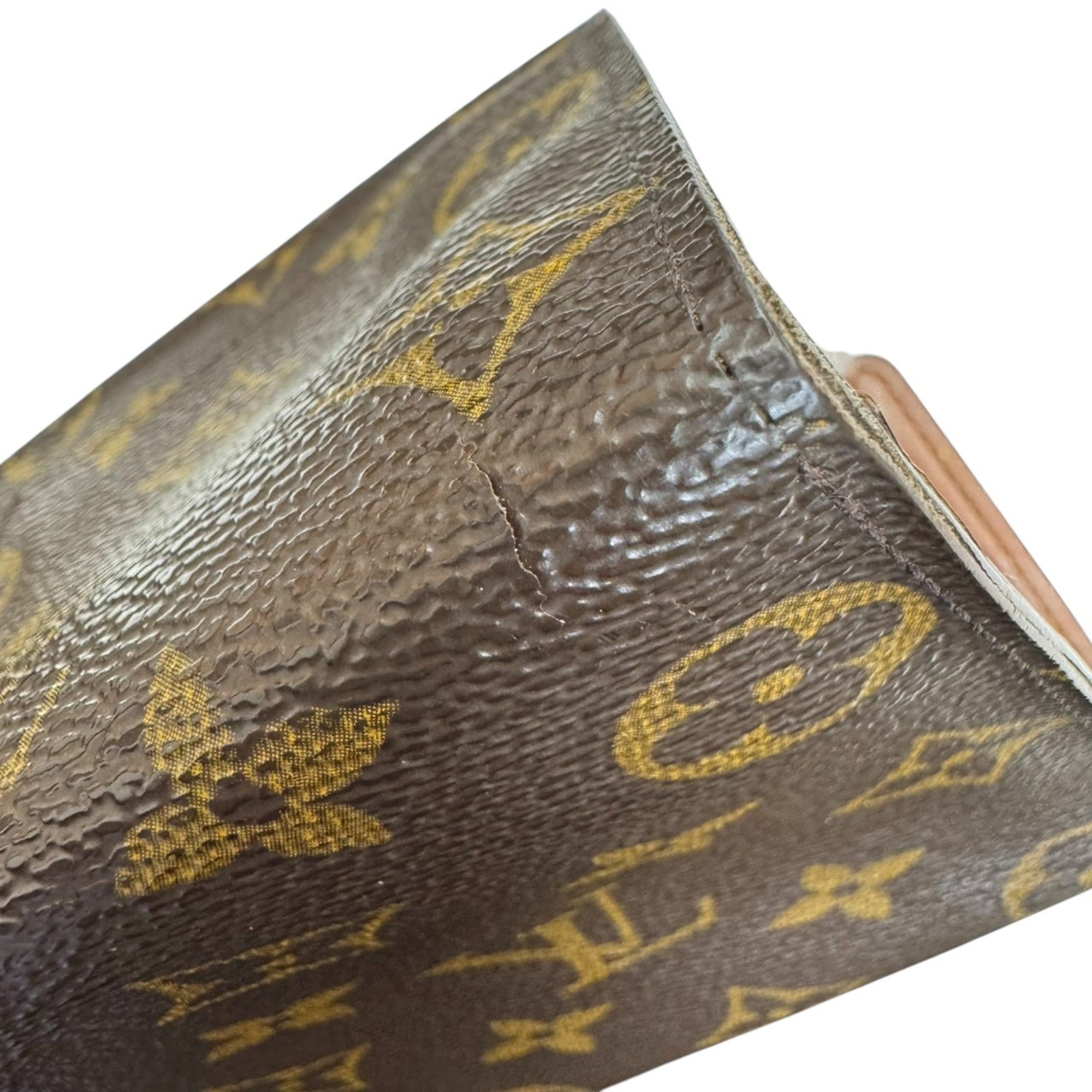 Louis Vuitton Brown Monogram Long Wallet (Bi-Fold) (Pre-Owned)
