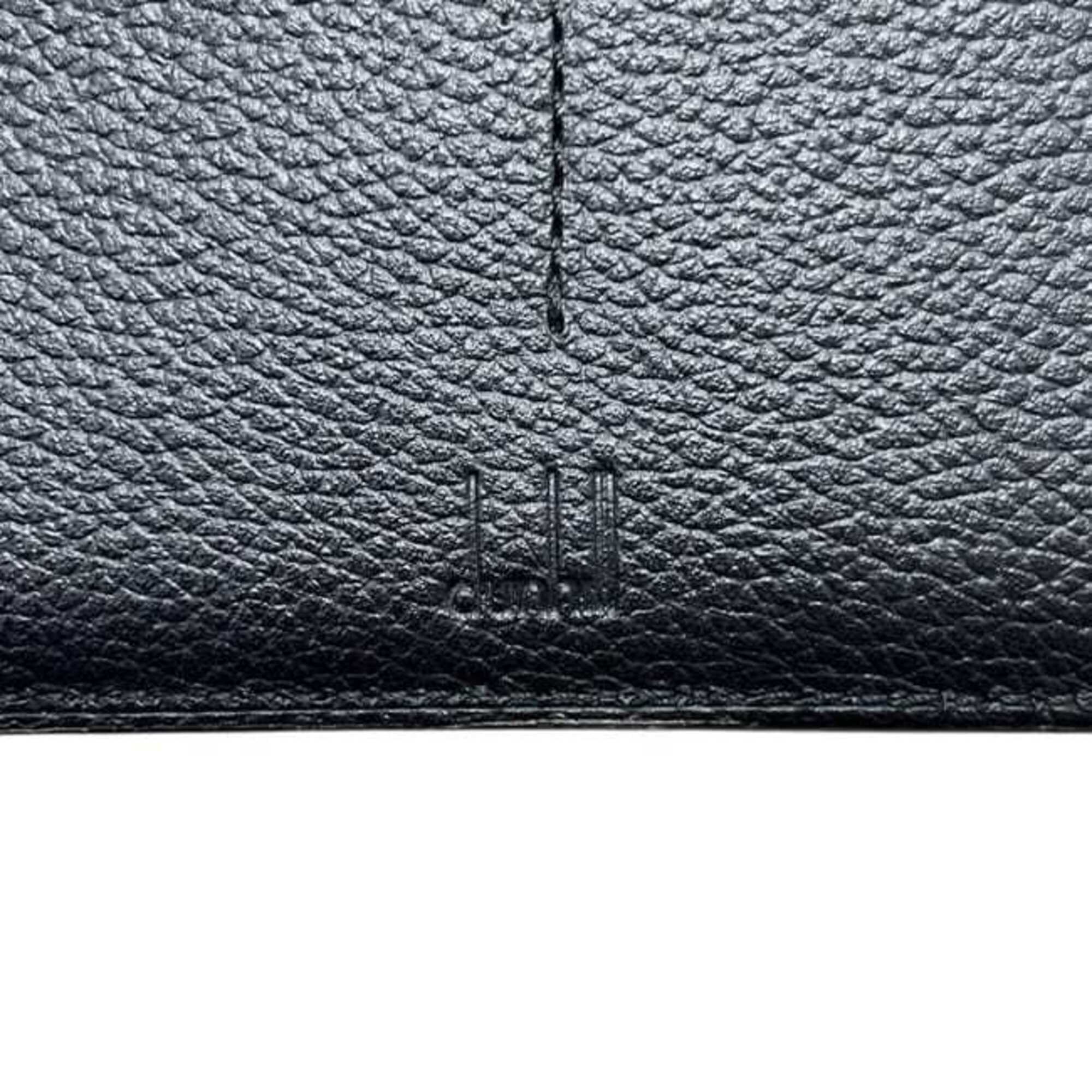 Dunhill Black Leather Long Wallet (Bi-Fold) (Pre-Owned)