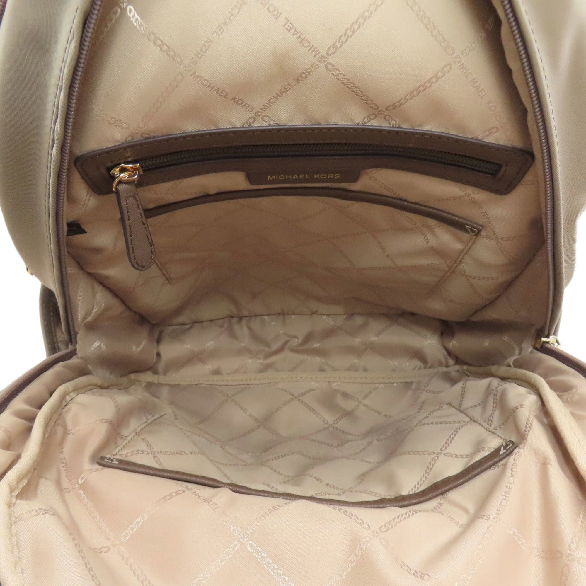 Michael Kors Brown Nylon Backpack (Pre-Owned)