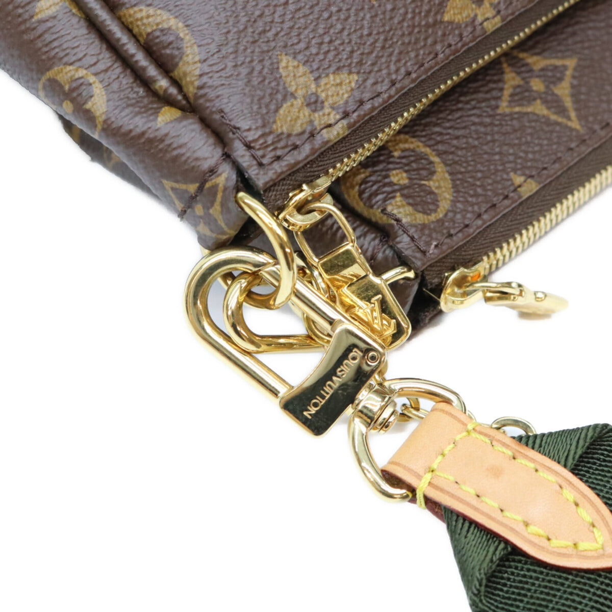 Louis Vuitton Brown Khaki Monogram Shoulder Bag (Pre-Owned)